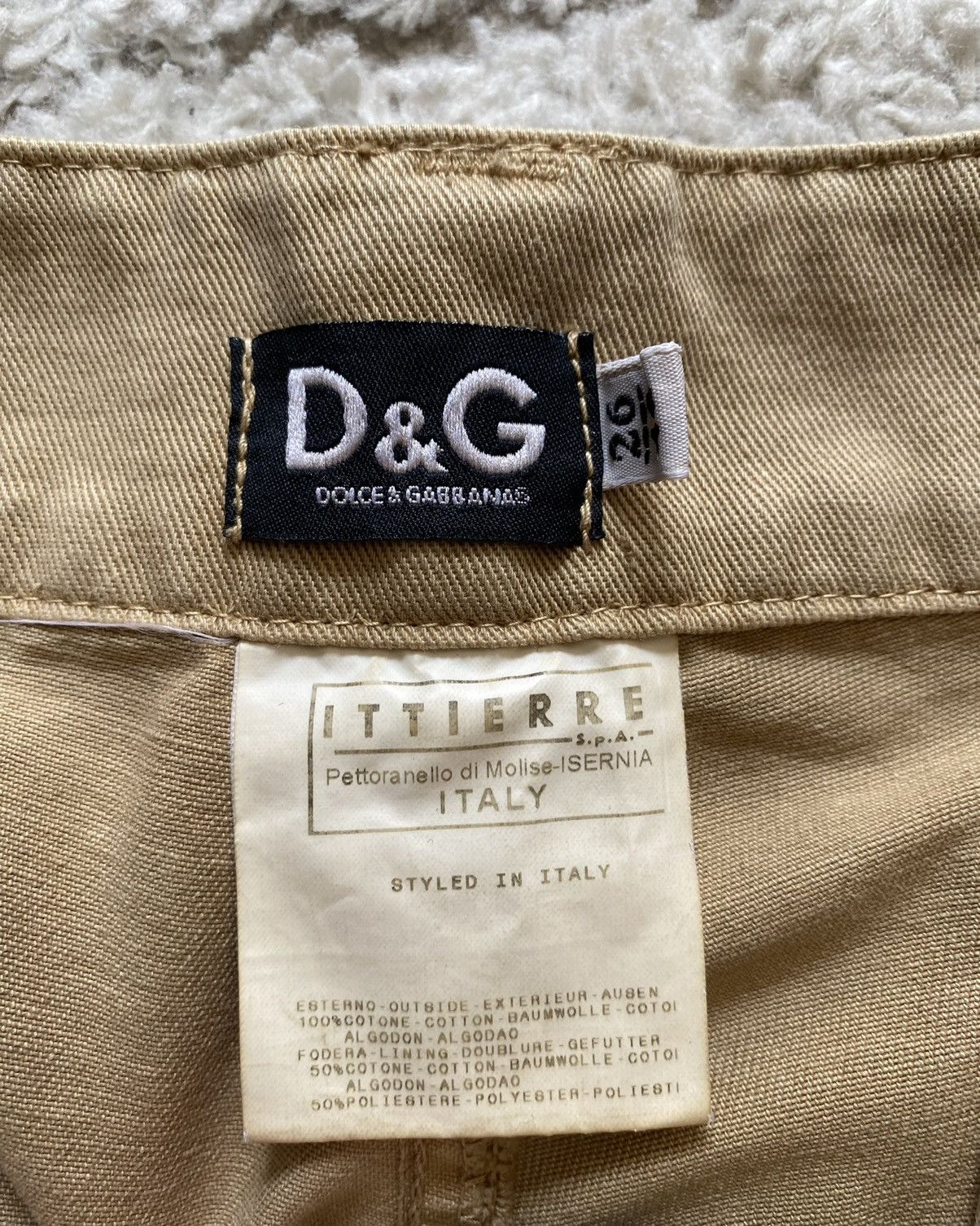 Dolce & Gabbana AW03 Dolce & Gabbana Double knee cargo pants Size US 29 - 4 Thumbnail