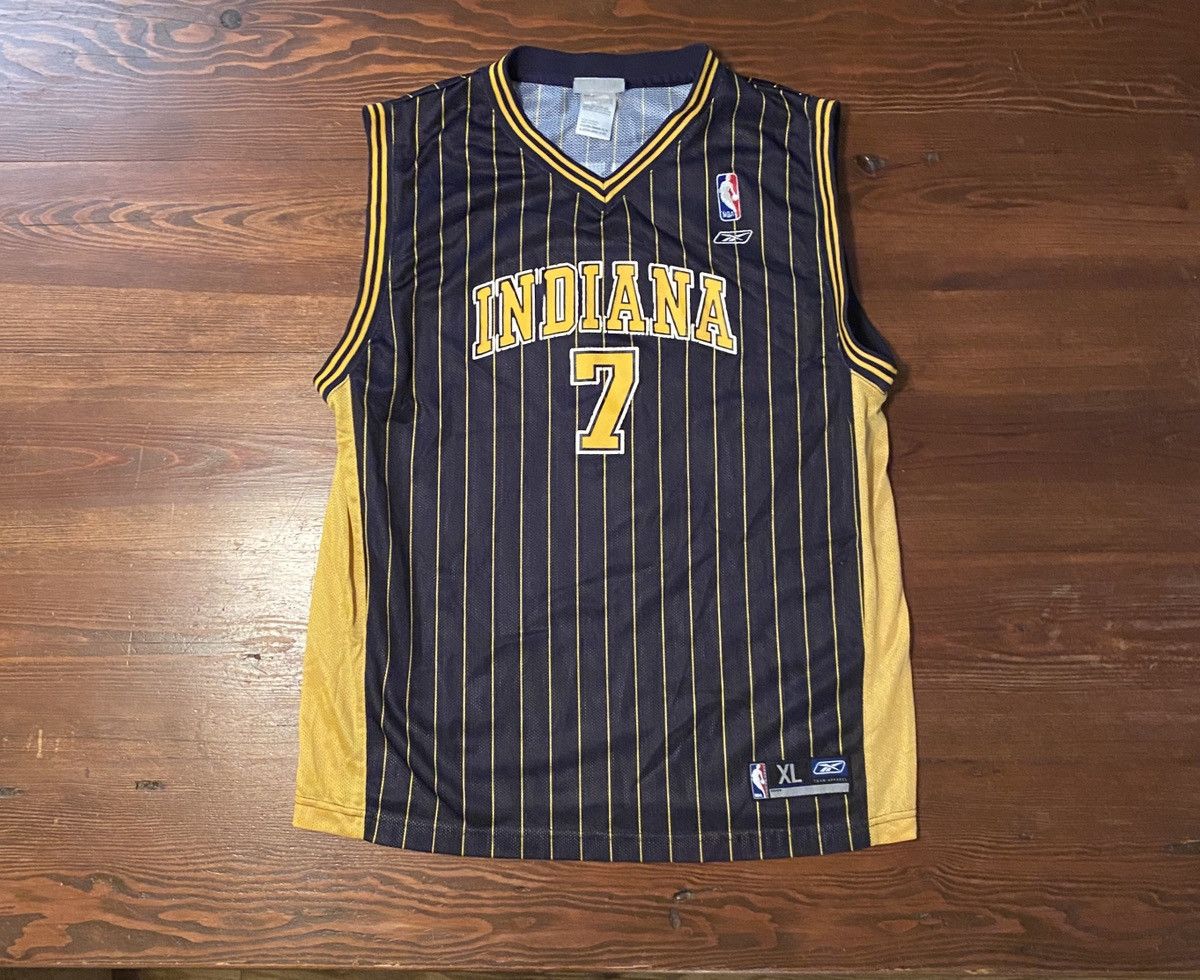 NBA Y2K’s Jermaine O’Neal Indian Pacers Kids XL Reebok Jersey Size US S / EU 44-46 / 1 - 1 Thumbnail