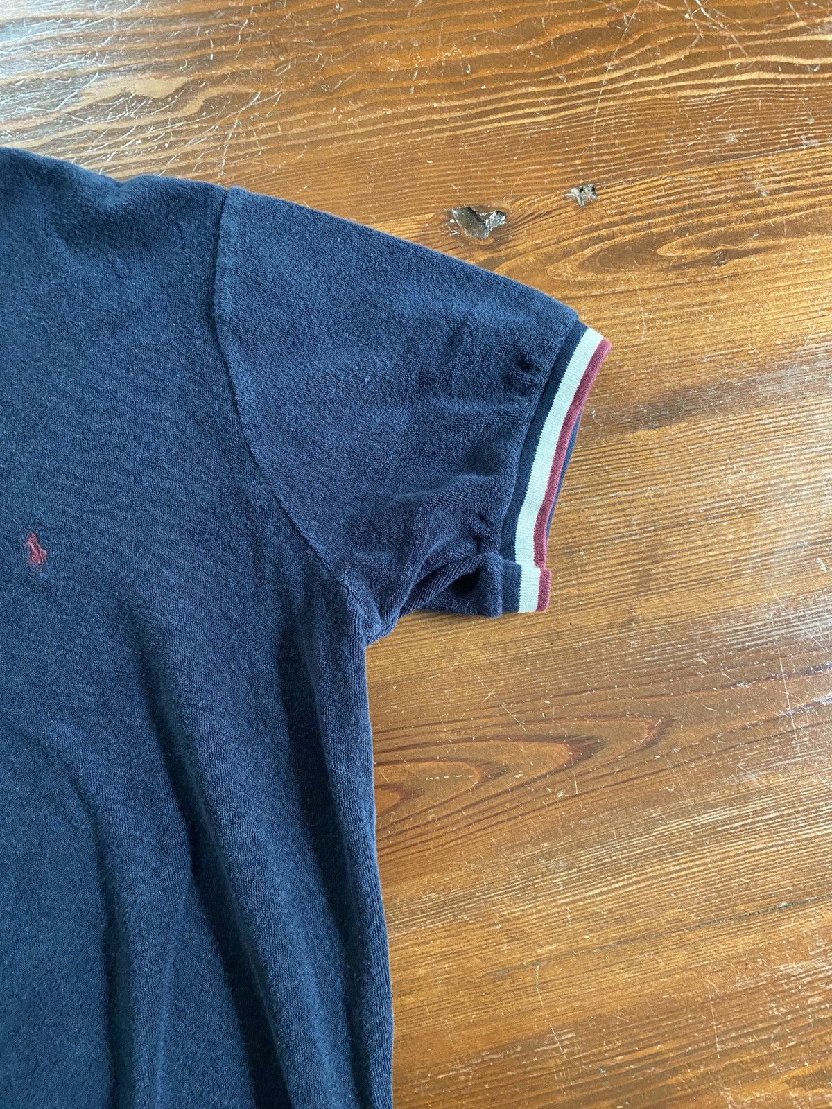Polo Ralph Lauren Vintage 90’s Polo Ralph Lauren Terrycloth Banded Bottom Tee Size US S / EU 44-46 / 1 - 4 Thumbnail