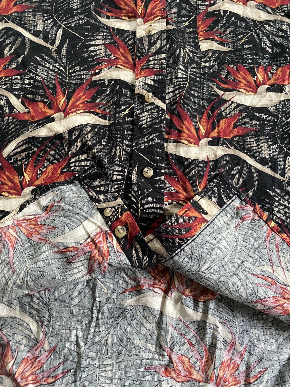 Natural Issue Vintage 90’s Natural Issue Hawaiian Style Button Up Size US XL / EU 56 / 4 - 3 Thumbnail