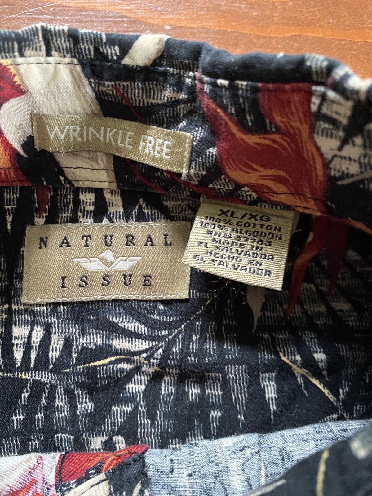 Natural Issue Vintage 90’s Natural Issue Hawaiian Style Button Up Size US XL / EU 56 / 4 - 8 Thumbnail