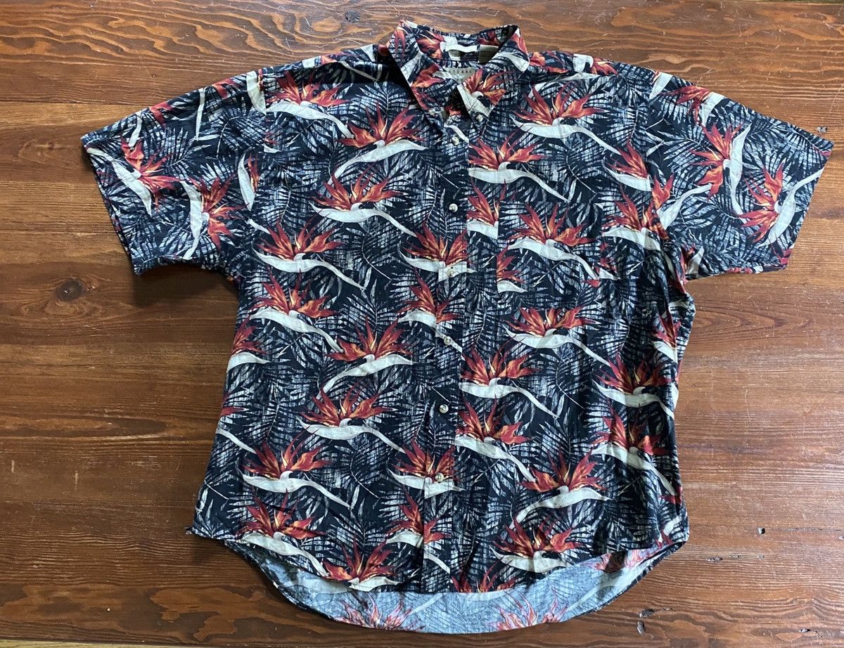 Natural Issue Vintage 90’s Natural Issue Hawaiian Style Button Up Size US XL / EU 56 / 4 - 2 Thumbnail