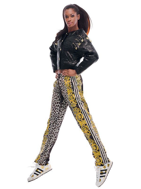 Adidas × Jeremy Scott $1000 Adidas Originals Jeremy Scott Quilted Leather Jacket Size L / US 10 / IT 46 - 7 Thumbnail