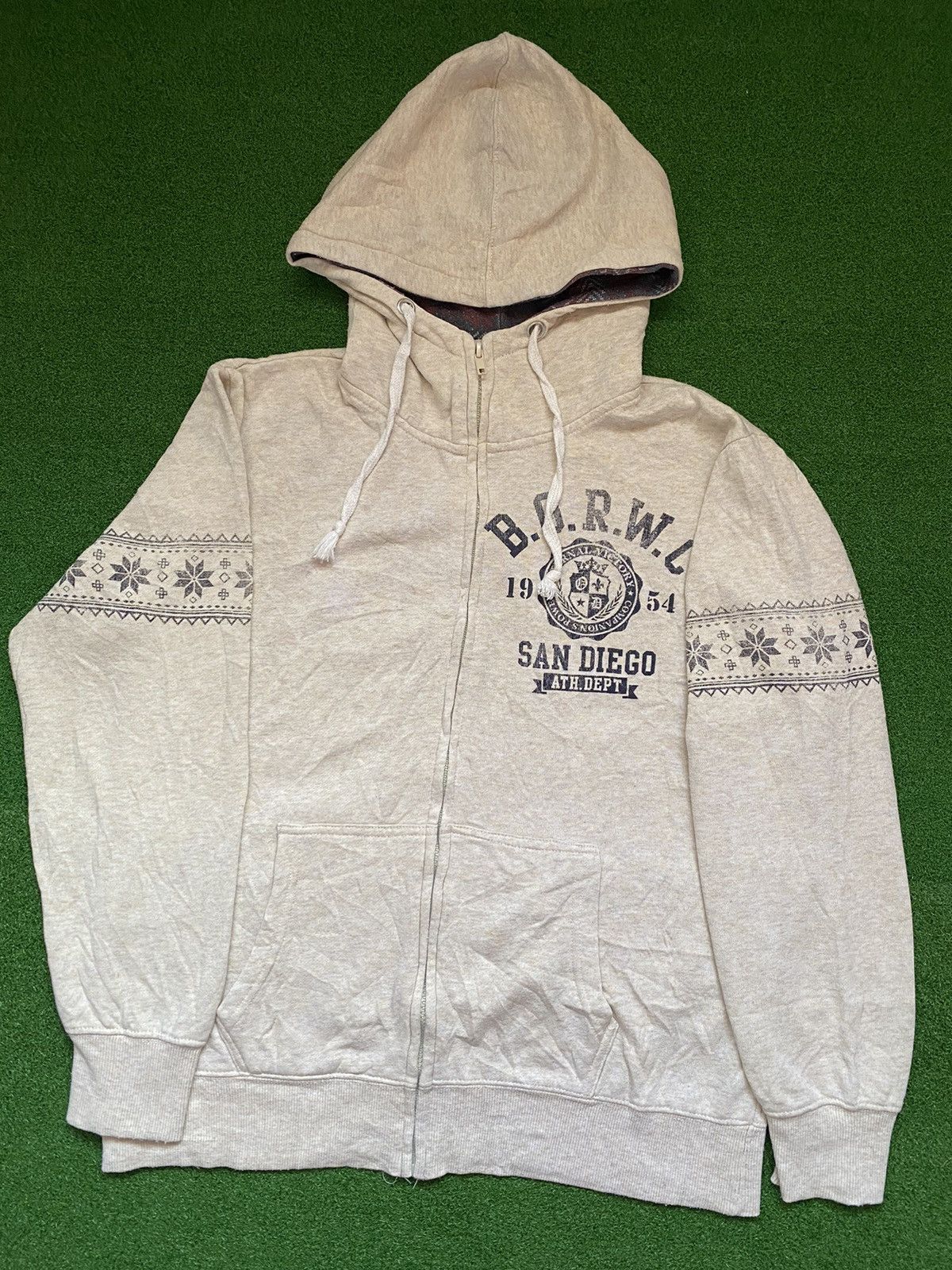 Japanese Brand OBLO DESIGN HOODIE Size US M / EU 48-50 / 2 - 1 Thumbnail