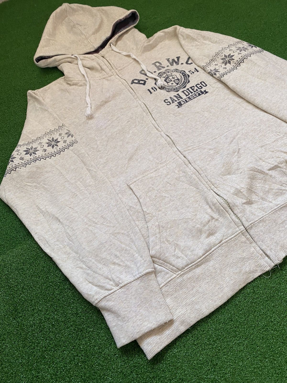 Japanese Brand OBLO DESIGN HOODIE Size US M / EU 48-50 / 2 - 3 Thumbnail