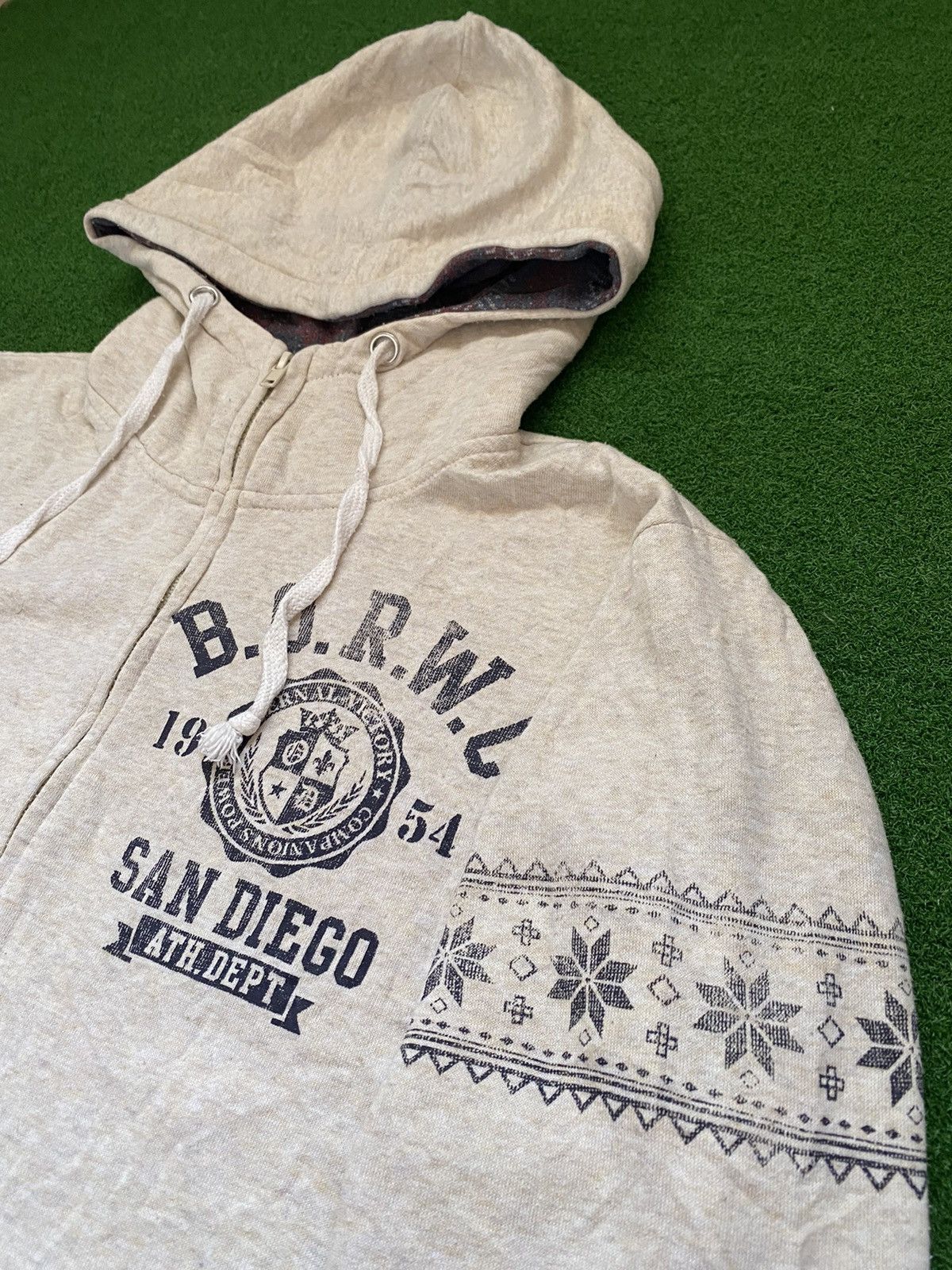 Japanese Brand OBLO DESIGN HOODIE Size US M / EU 48-50 / 2 - 5 Thumbnail