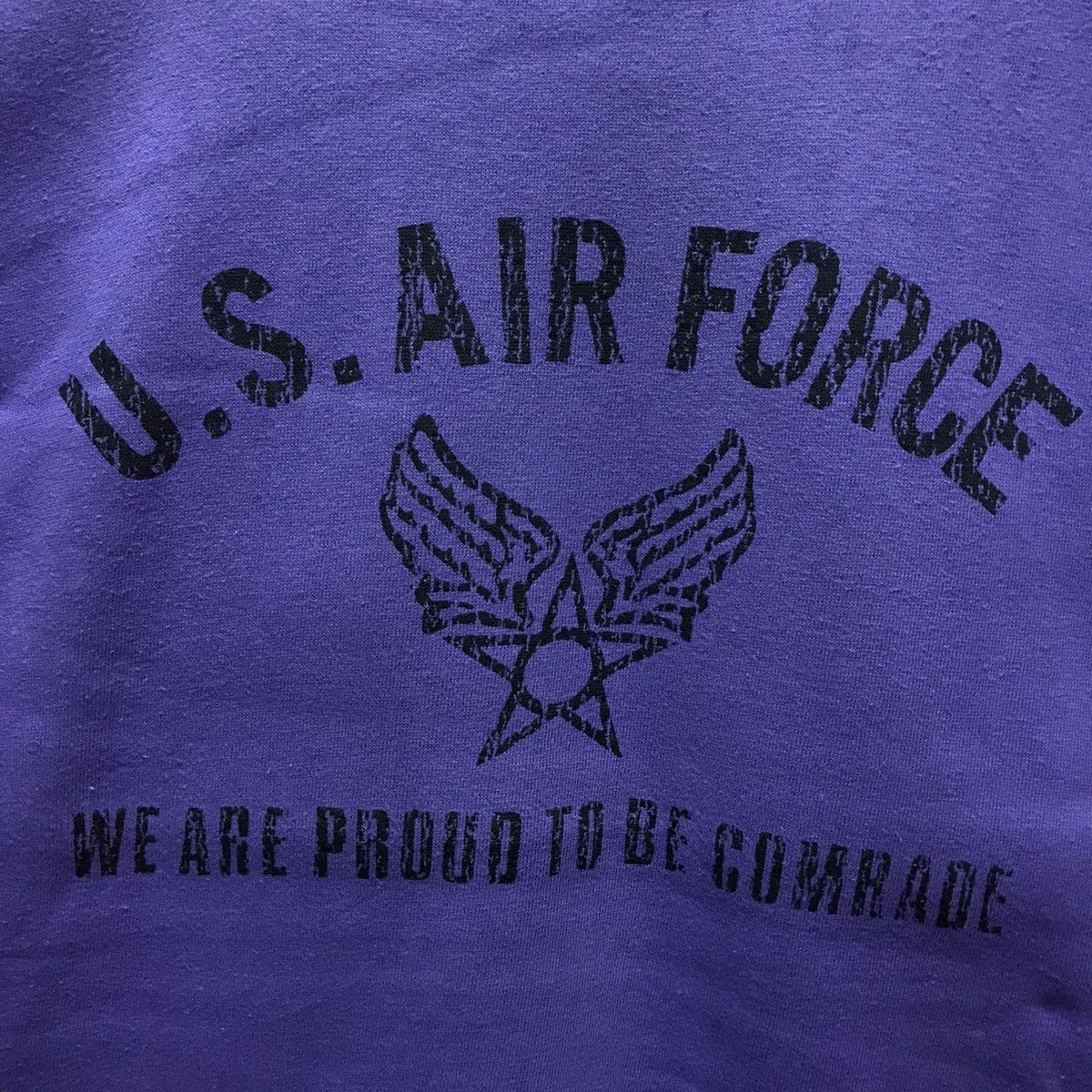 Japanese Brand Vintage US Air Force Sweatshirt Military USAF Size US M / EU 48-50 / 2 - 2 Thumbnail