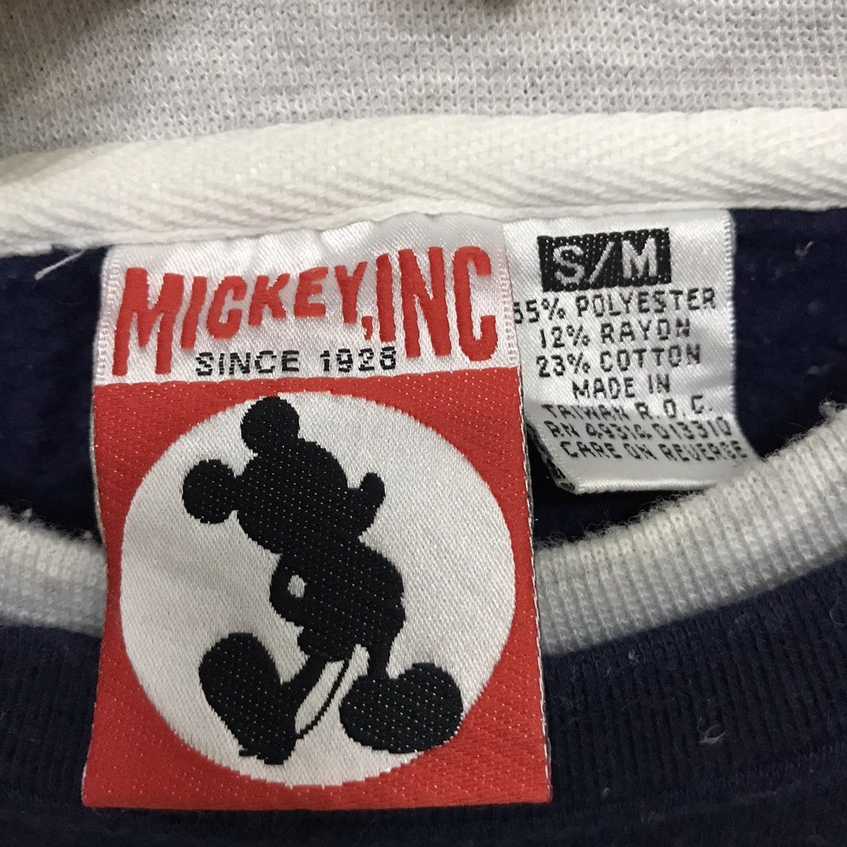 Mickey Inc × Mickey Mouse × Vintage Vintage Mickey Mouse Sweatshirt Jumper Pullover Size US M / EU 48-50 / 2 - 7 Thumbnail