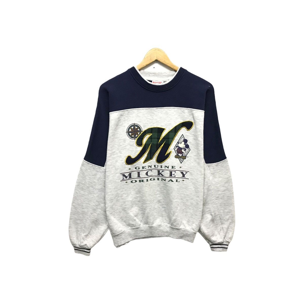 Mickey Inc × Mickey Mouse × Vintage Vintage Mickey Mouse Sweatshirt Jumper Pullover Size US M / EU 48-50 / 2 - 1 Thumbnail