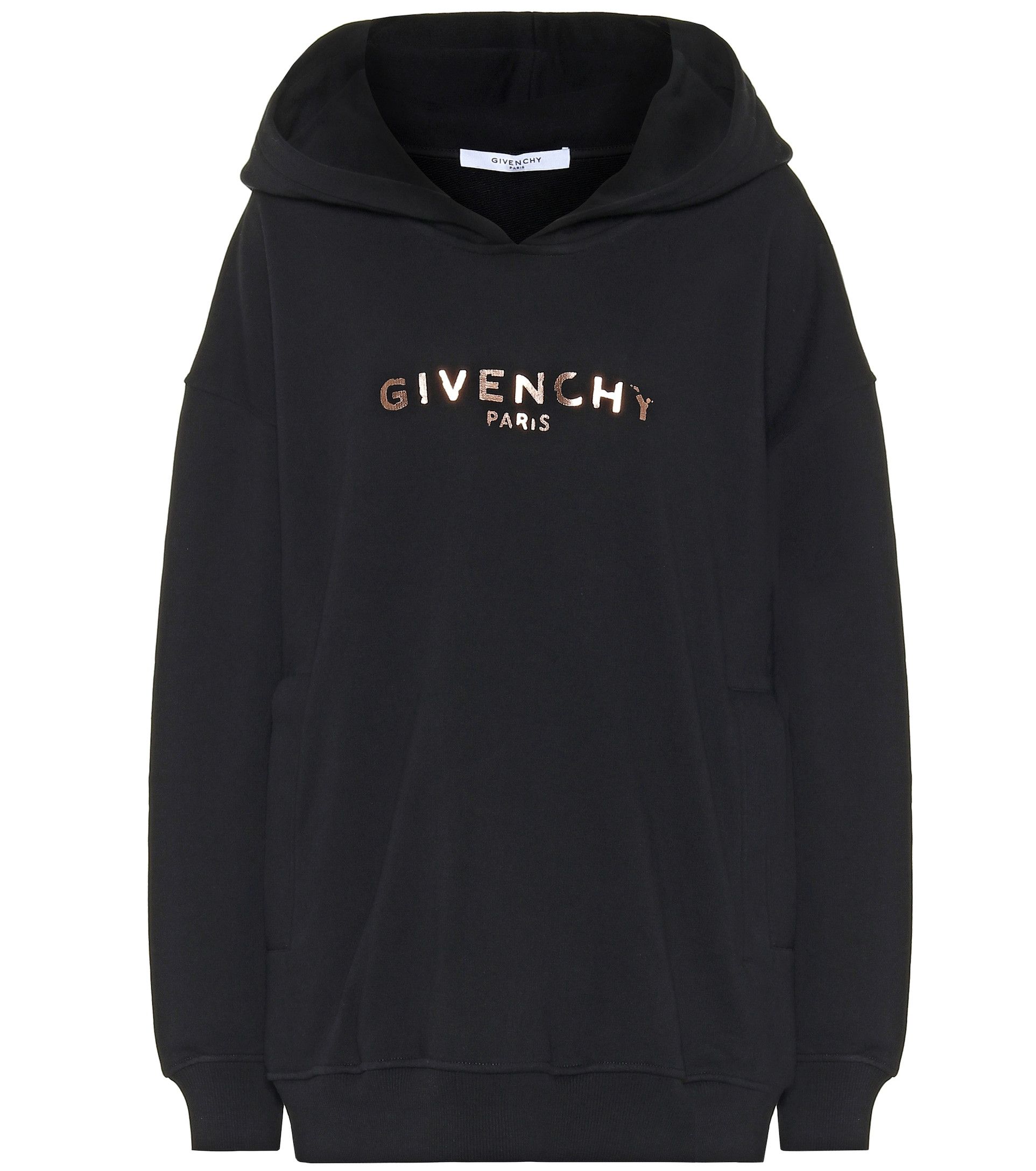 Givenchy Rose Gold Metallic Logo Oversized Hoodie Size US XS / EU 42 / 0 - 2 Thumbnail