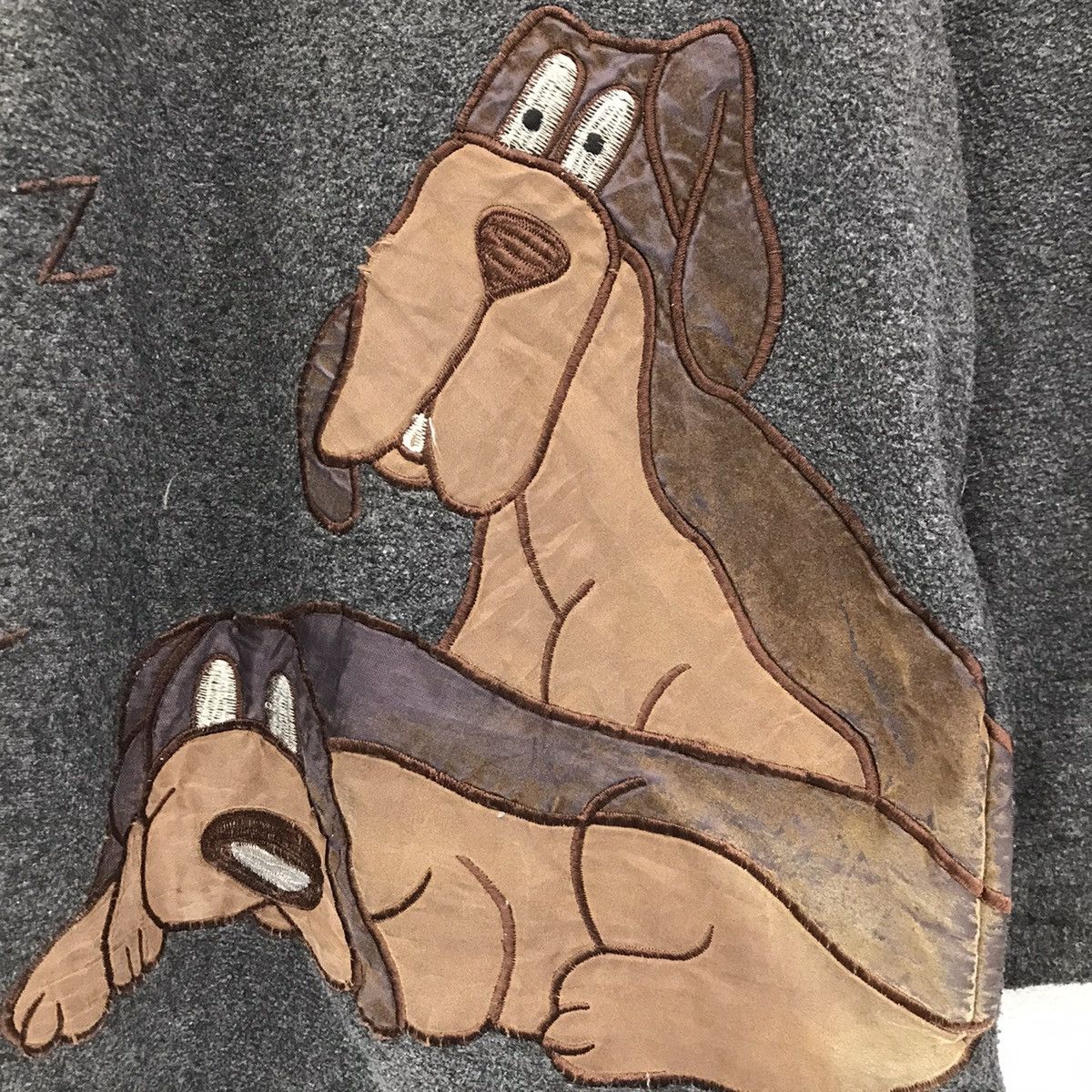 Cartoon Network × Japanese Brand × Vintage Wool Fleece Cowood Sweatshirt Cowood Cartoon Dog Animal Size US L / EU 52-54 / 3 - 5 Thumbnail