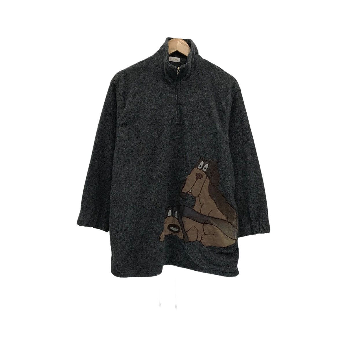 Cartoon Network × Japanese Brand × Vintage Wool Fleece Cowood Sweatshirt Cowood Cartoon Dog Animal Size US L / EU 52-54 / 3 - 1 Thumbnail