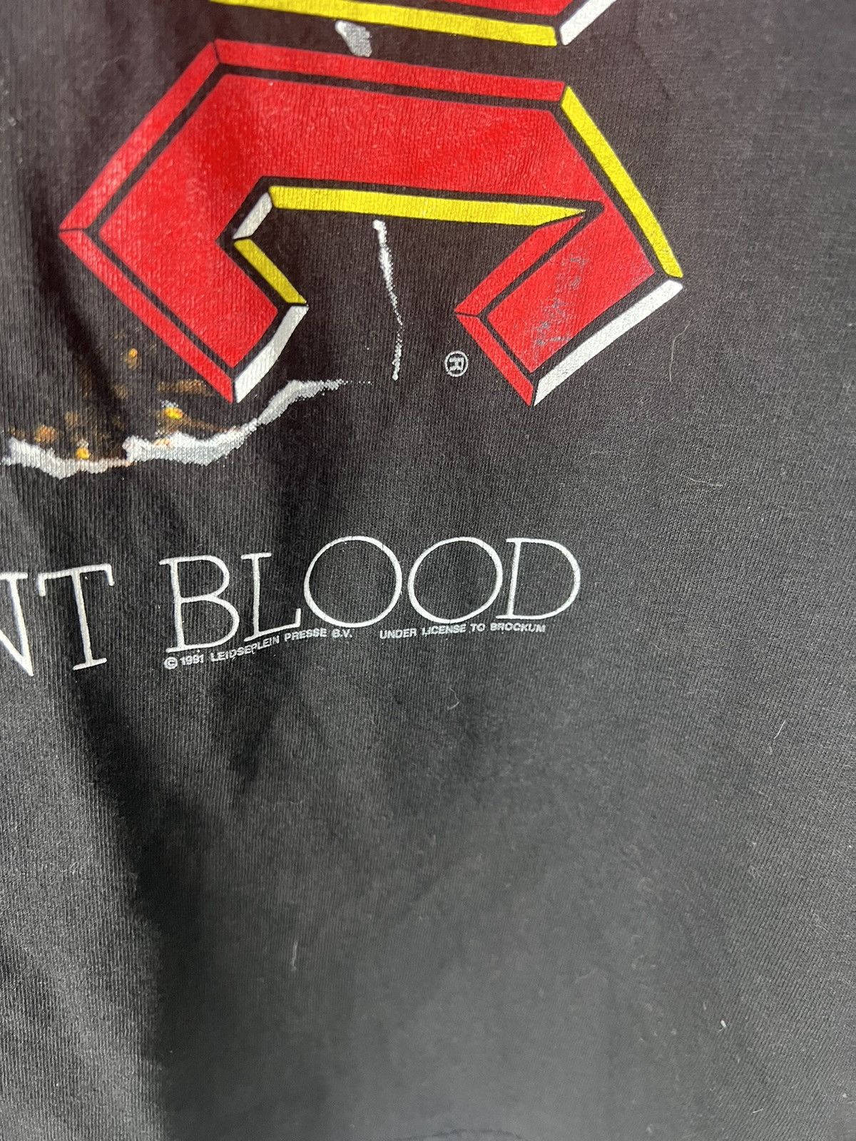AC/DC Vintage 1991 ACDC If You Want Blood Tour Tee Size US XL / EU 56 / 4 - 4 Thumbnail