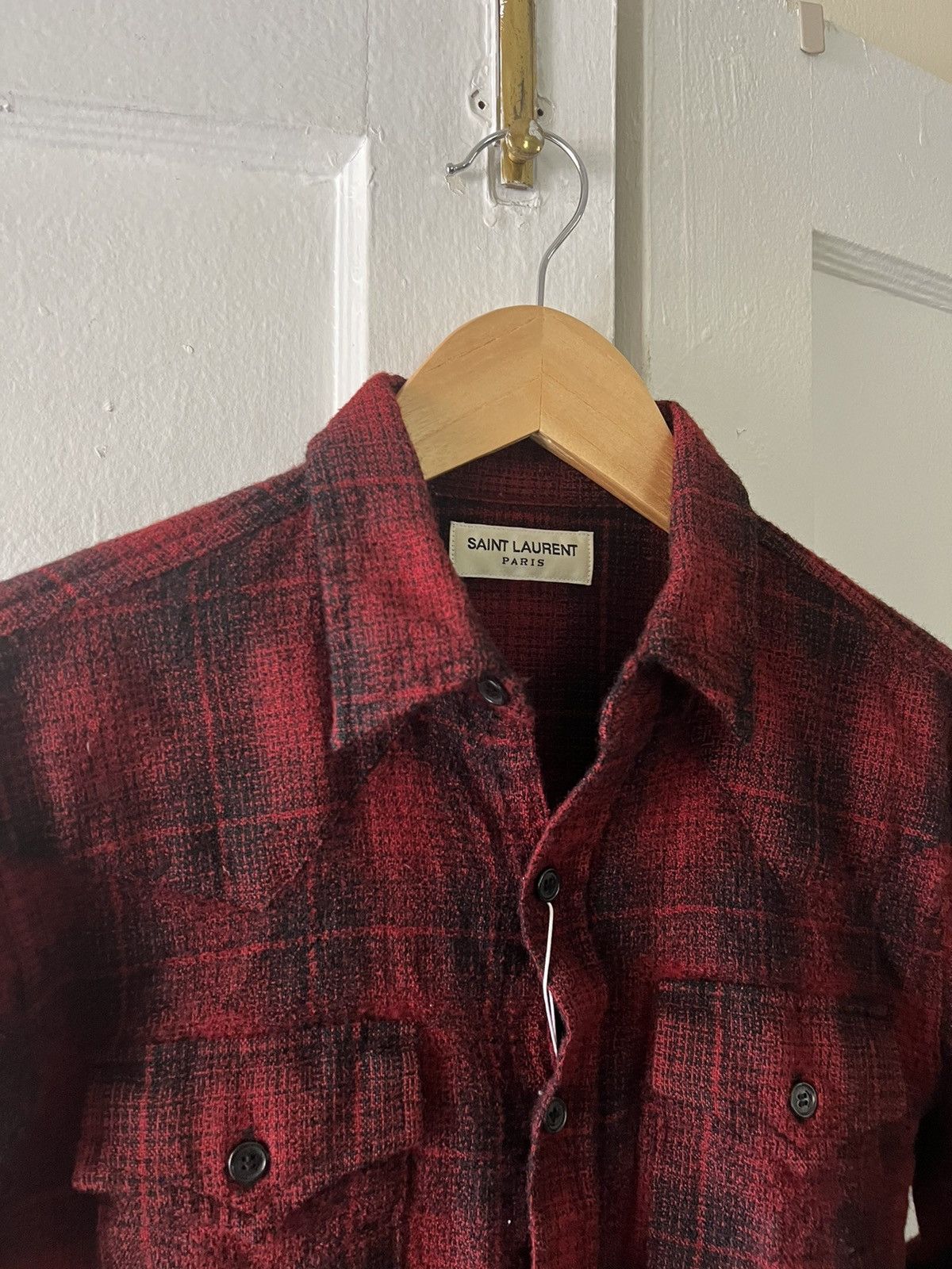 Saint Laurent Paris Hedi FW16 wool flannel Size US S / EU 44-46 / 1 - 3 Thumbnail