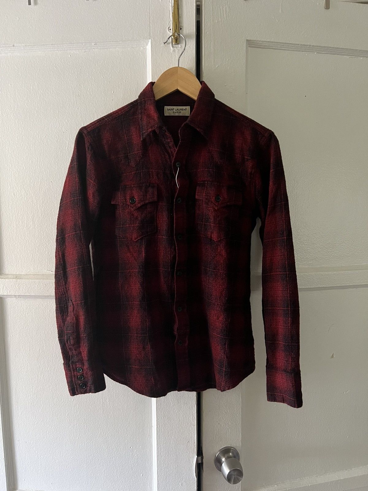 Saint Laurent Paris Hedi FW16 wool flannel Size US M / EU 48-50 / 2 - 1 Thumbnail