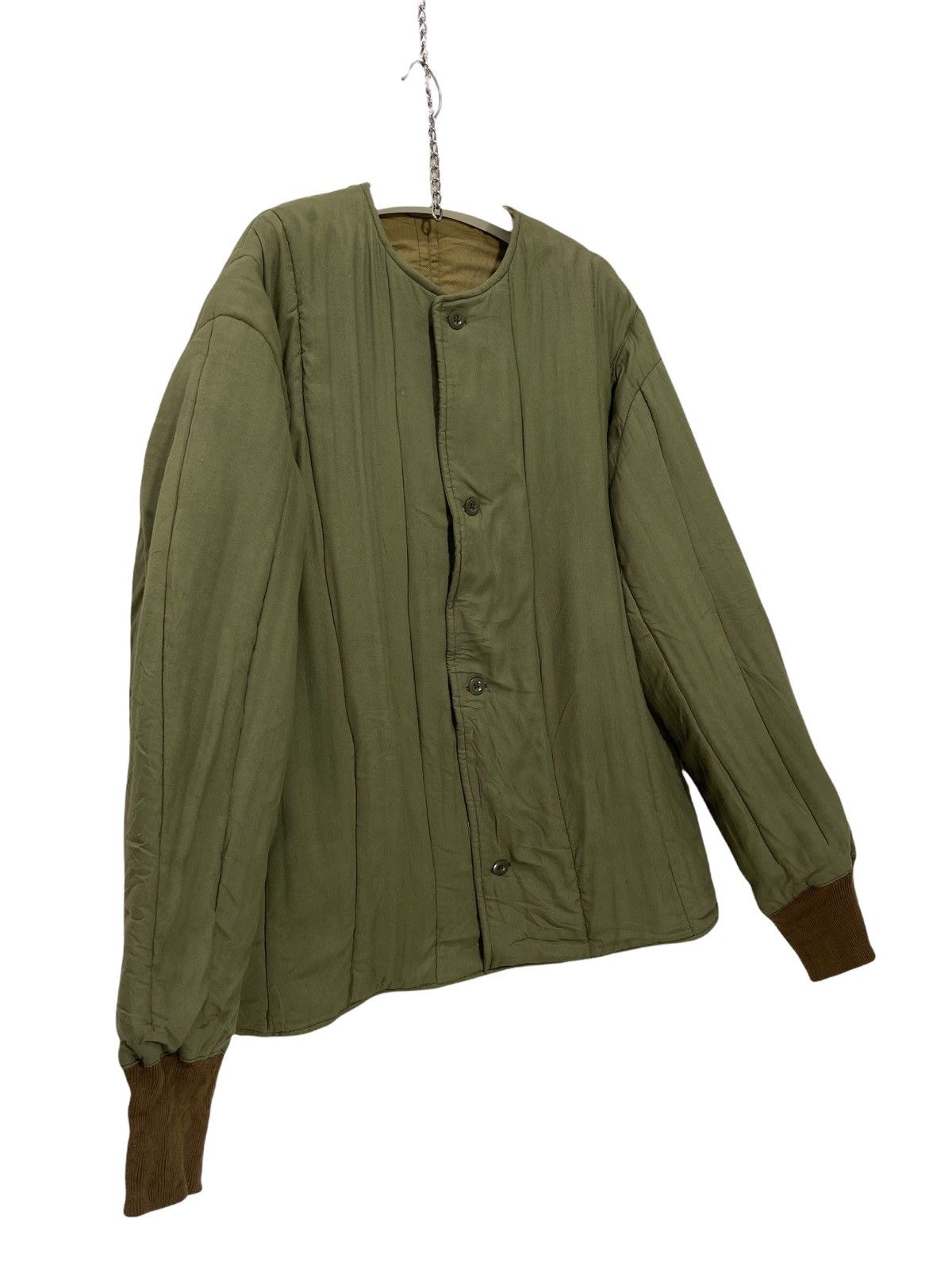 Vintage Vtg 1966 Czech Army Liner Jacket Thick Cotton 8🟩 Size US L / EU 52-54 / 3 - 2 Thumbnail