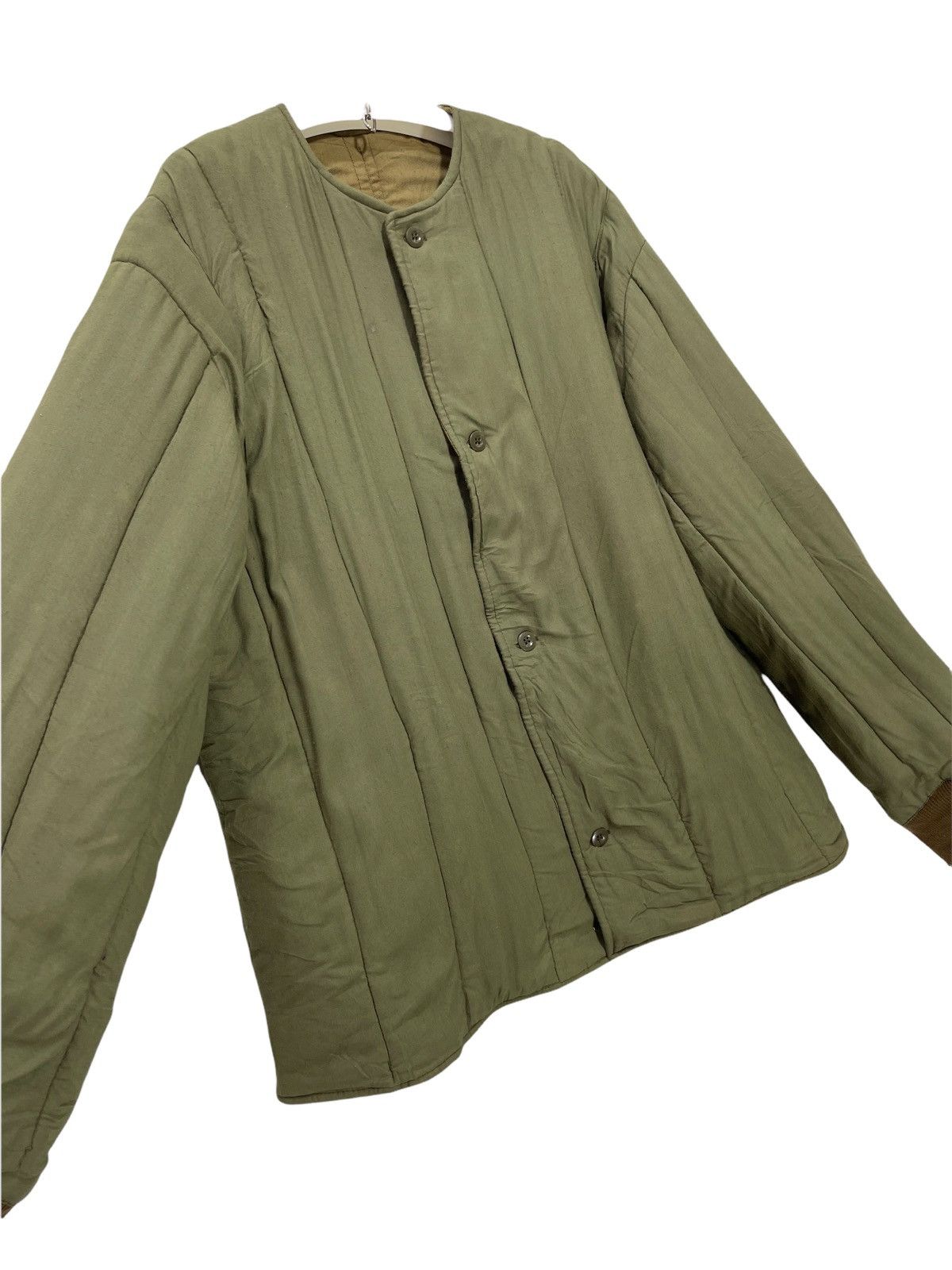 Vintage Vtg 1966 Czech Army Liner Jacket Thick Cotton 8🟩 Size US L / EU 52-54 / 3 - 3 Thumbnail