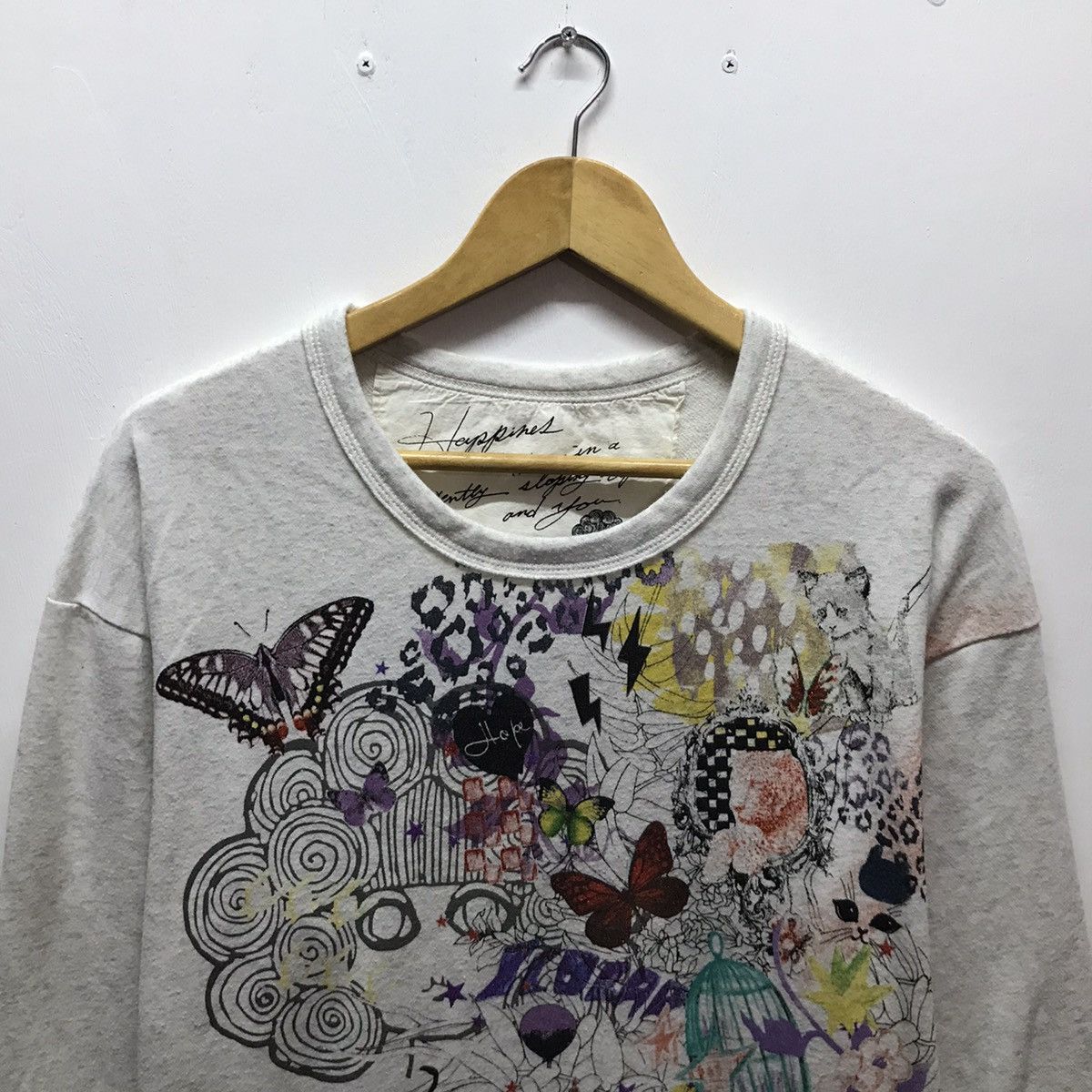 Japanese Brand × Other Vintage Scolar Sweatshirt Full Print Art Design Size US M / EU 48-50 / 2 - 2 Thumbnail