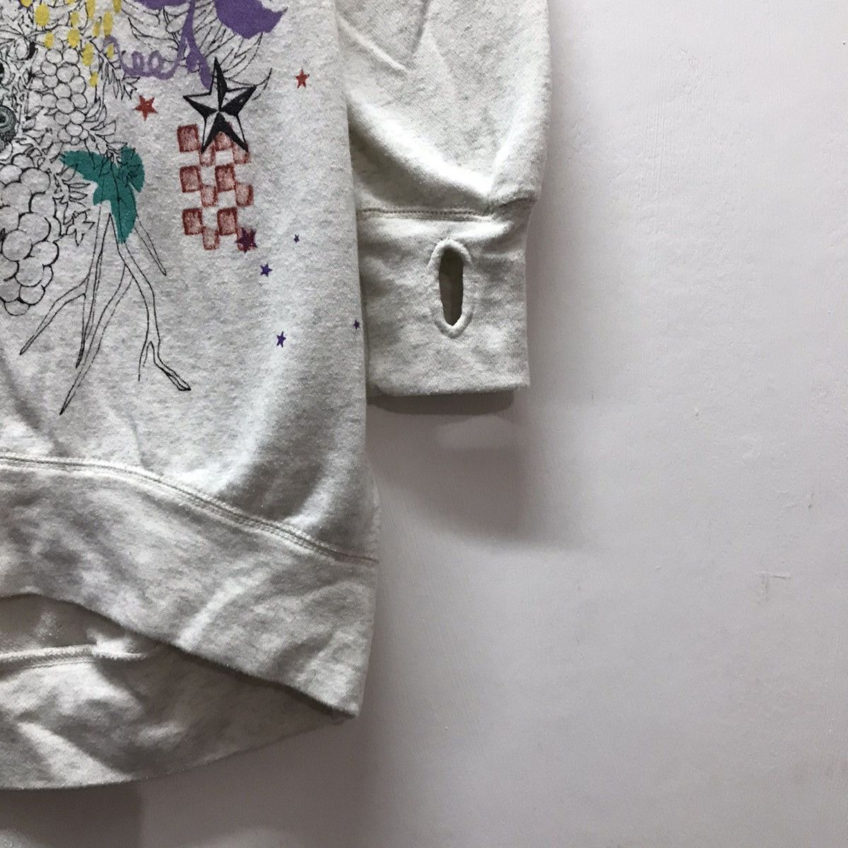 Japanese Brand × Other Vintage Scolar Sweatshirt Full Print Art Design Size US M / EU 48-50 / 2 - 6 Thumbnail