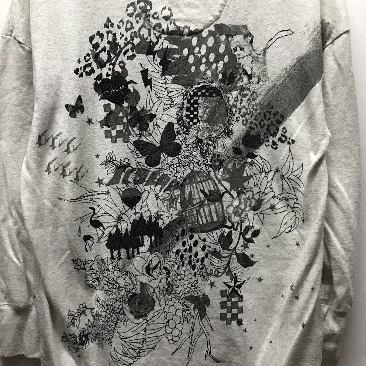 Japanese Brand × Other Vintage Scolar Sweatshirt Full Print Art Design Size US M / EU 48-50 / 2 - 7 Thumbnail