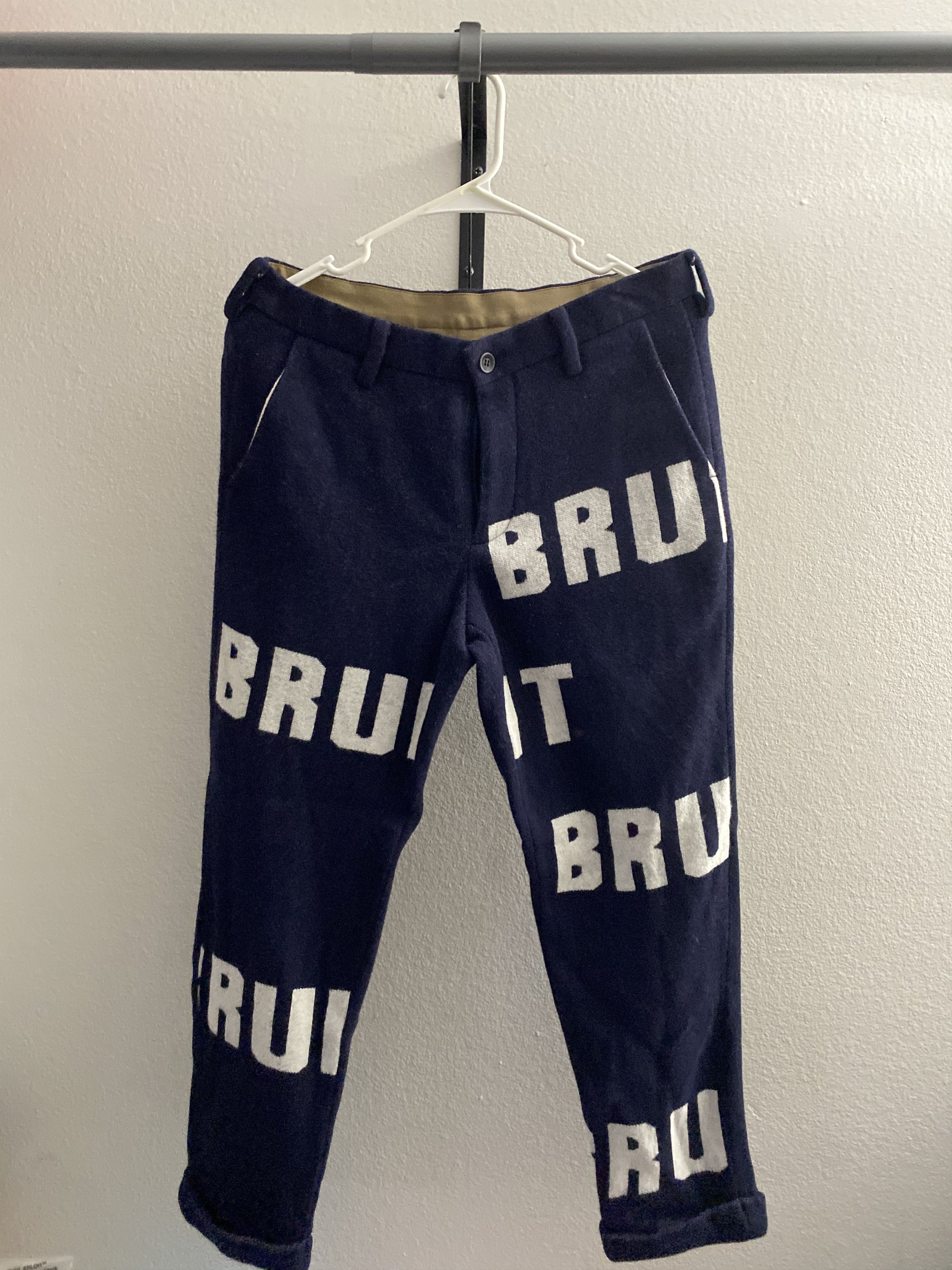 Undercover AW13 Bruit Wool Cropped Pants Size US 30 / EU 46 - 1 Thumbnail