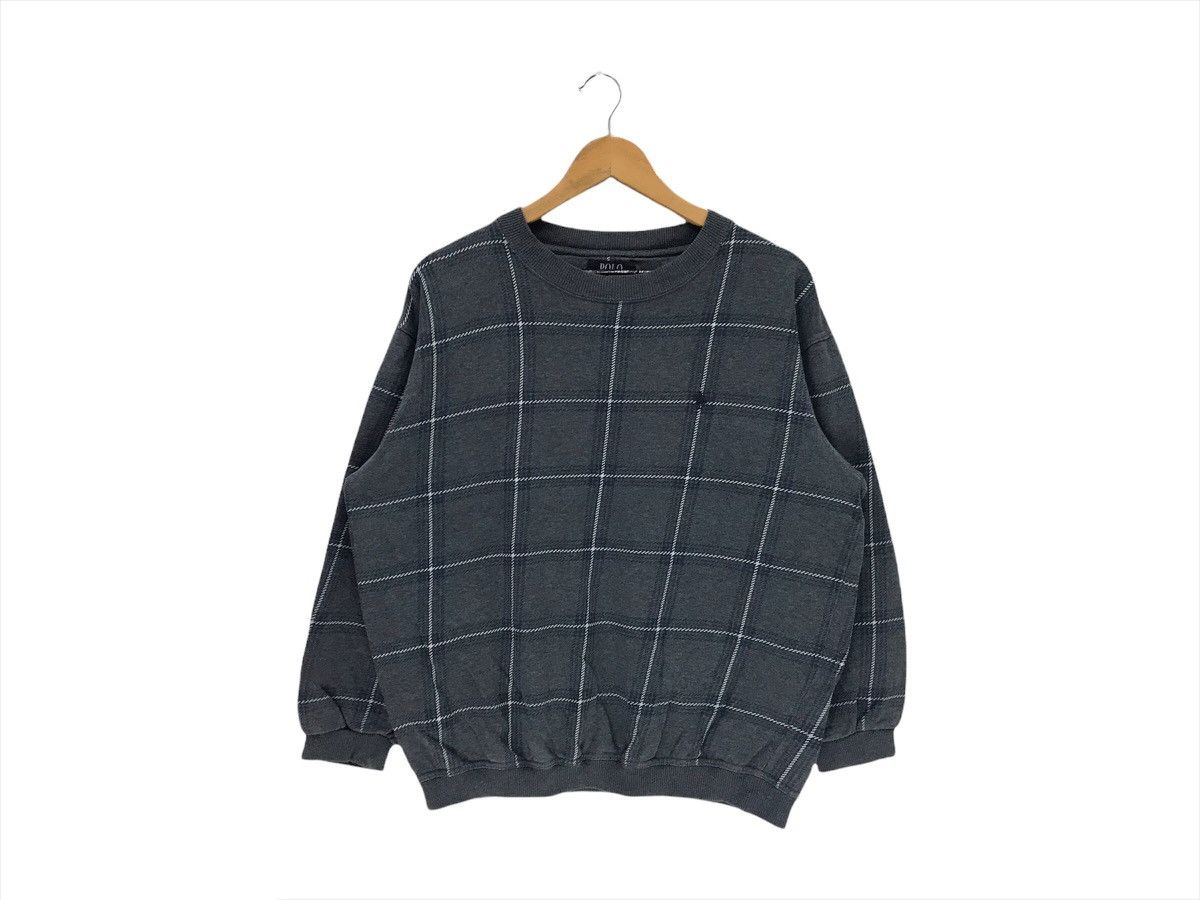 Beverly Hills Polo Club × Vintage Vintage Polo British Country Spirit Tartan Sweatshirt Size US L / EU 52-54 / 3 - 1 Thumbnail