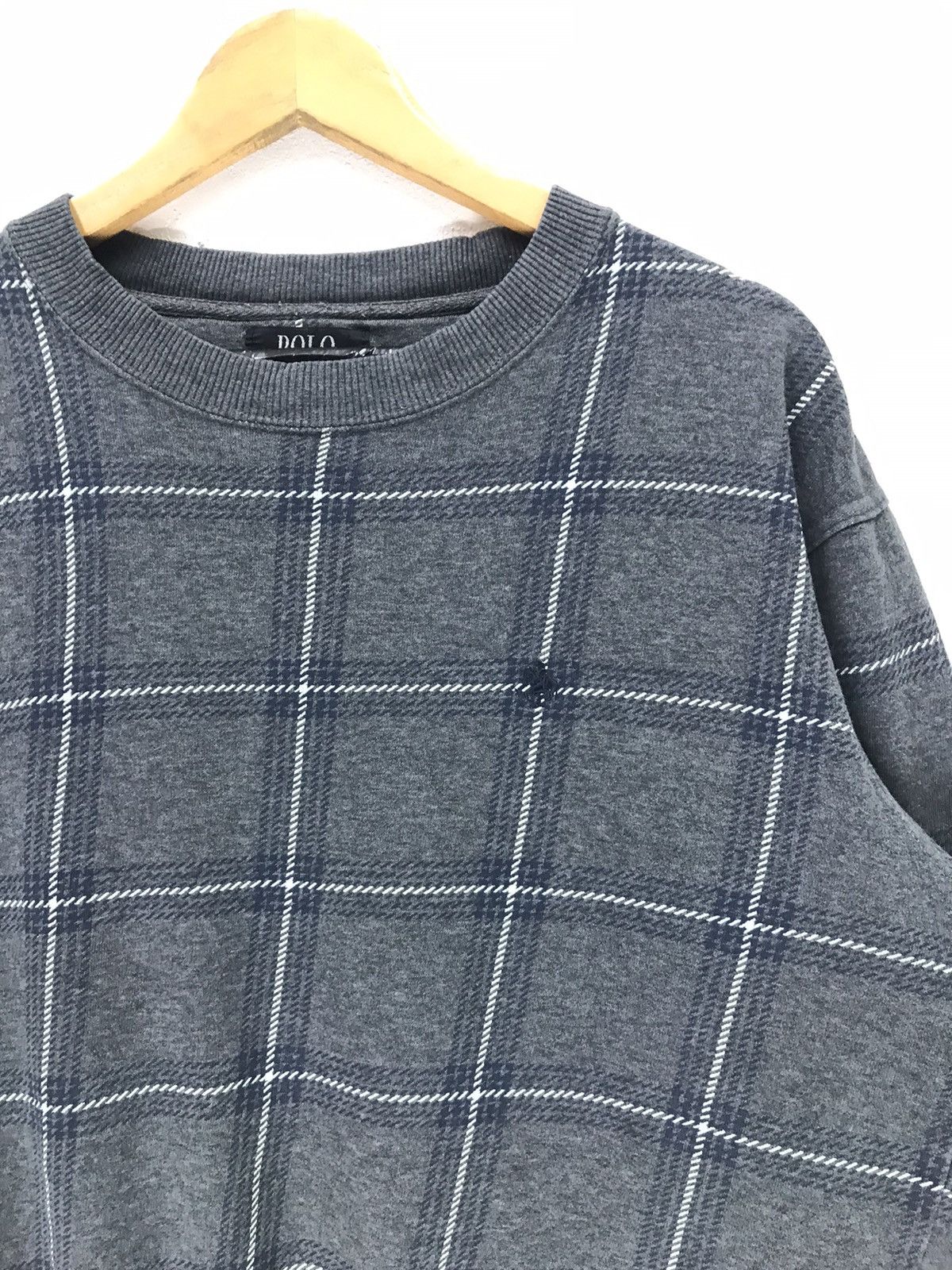 Beverly Hills Polo Club × Vintage Vintage Polo British Country Spirit Tartan Sweatshirt Size US L / EU 52-54 / 3 - 2 Thumbnail