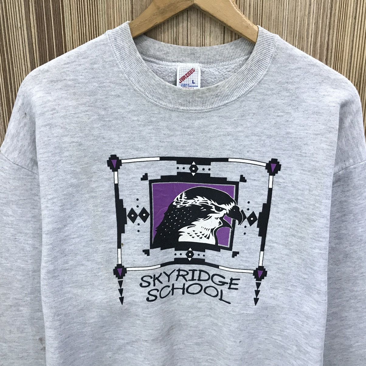 Sports Specialties × Vintage Vintage Skyridge Elementary School Sweatshirt Jerzees Size US L / EU 52-54 / 3 - 4 Thumbnail