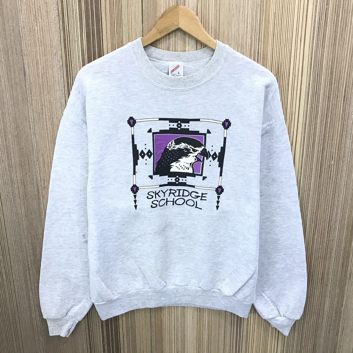 Sports Specialties × Vintage Vintage Skyridge Elementary School Sweatshirt Jerzees Size US L / EU 52-54 / 3 - 1 Thumbnail