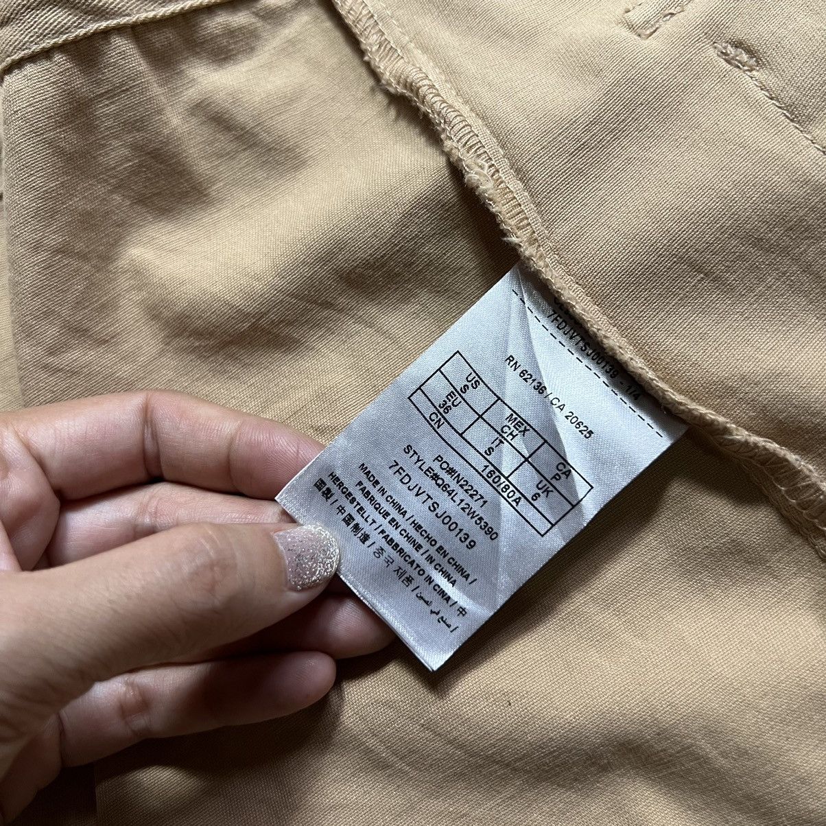 GUESS LIGHT BROWN LIGHT y2k JACKET MULTI POCKET