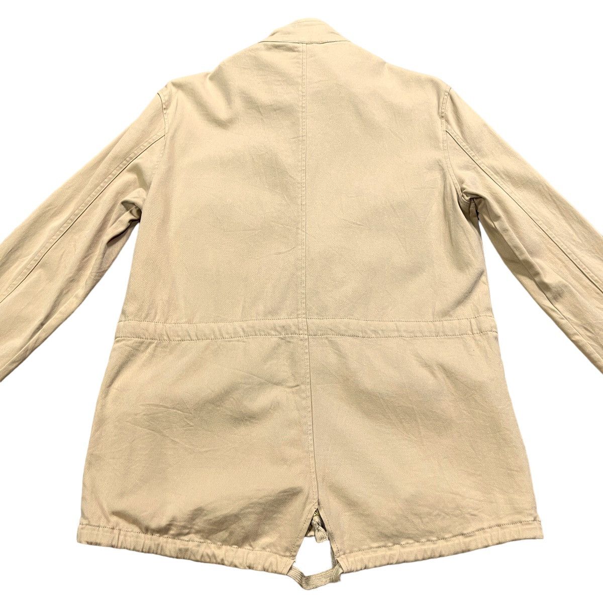 GUESS LIGHT BROWN LIGHT y2k JACKET MULTI POCKET