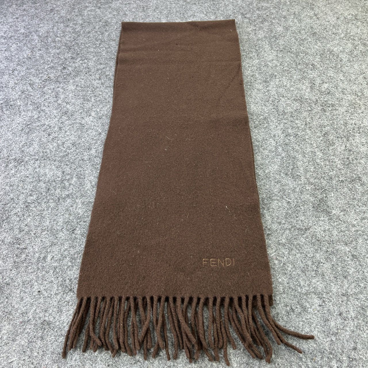 WOOL FENDI Scarf Muffler Neckwear T580