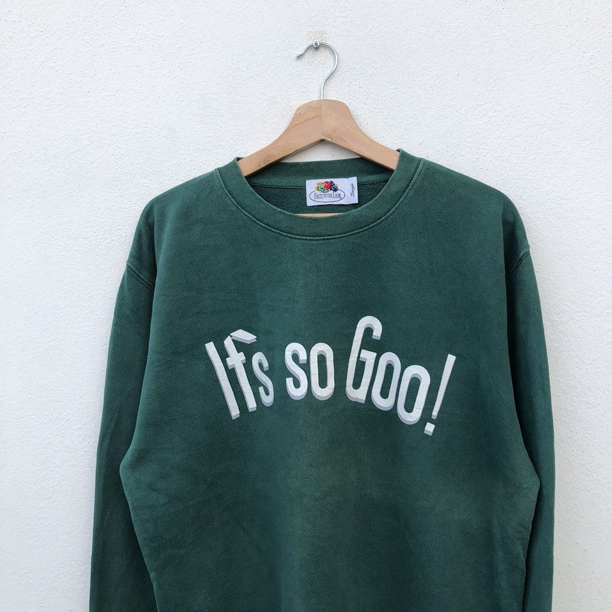 Japanese Brand VINTAGE FRUITS OF THE LOOM SWEATSHIRT BUG LOGO Size US L / EU 52-54 / 3 - 3 Thumbnail