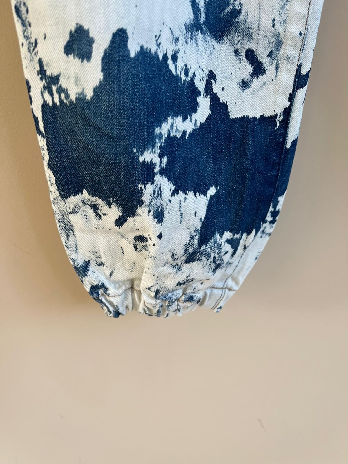 Celine Bleach Spot Denim Jogger in Blue & White Size US 30 / EU 46 - 5 Thumbnail