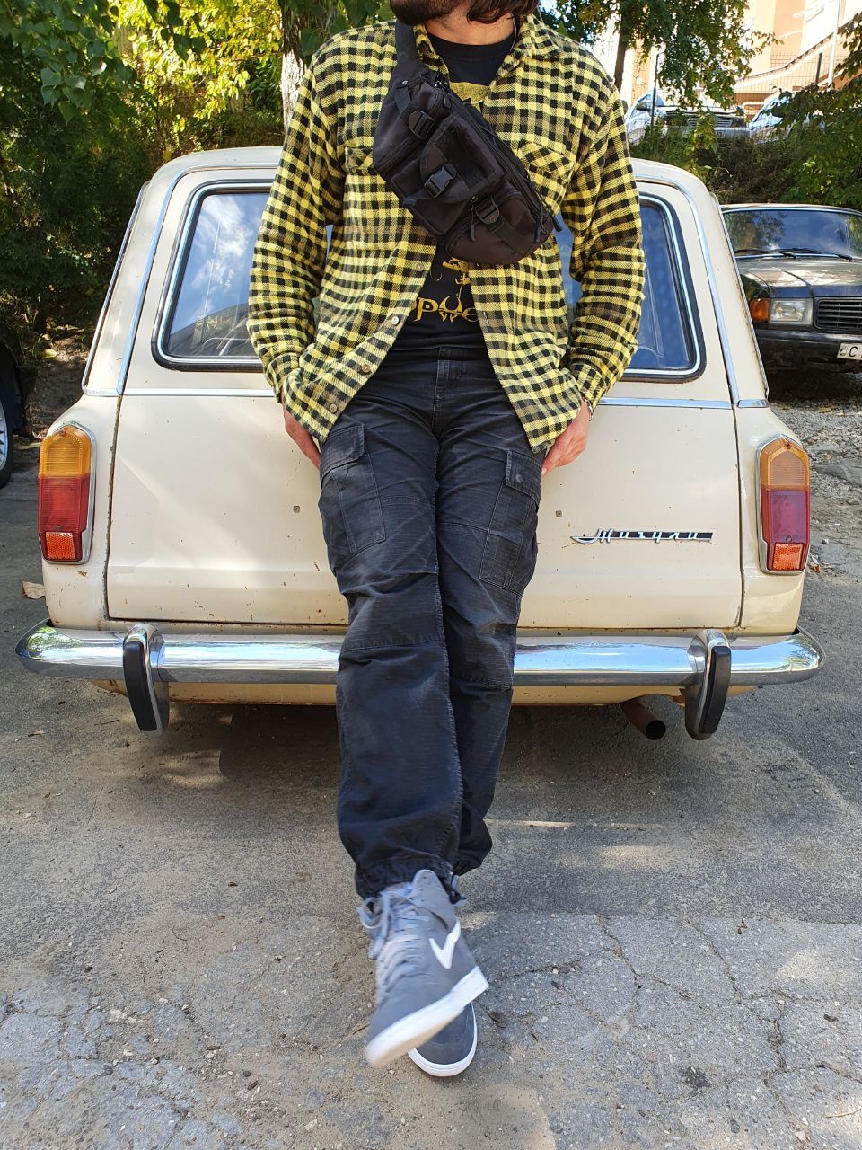 Flannel × Vintage 80s Vintage Heavy Flannel Plaid Shirt Travis Scott Style Size US M / EU 48-50 / 2 - 7 Thumbnail