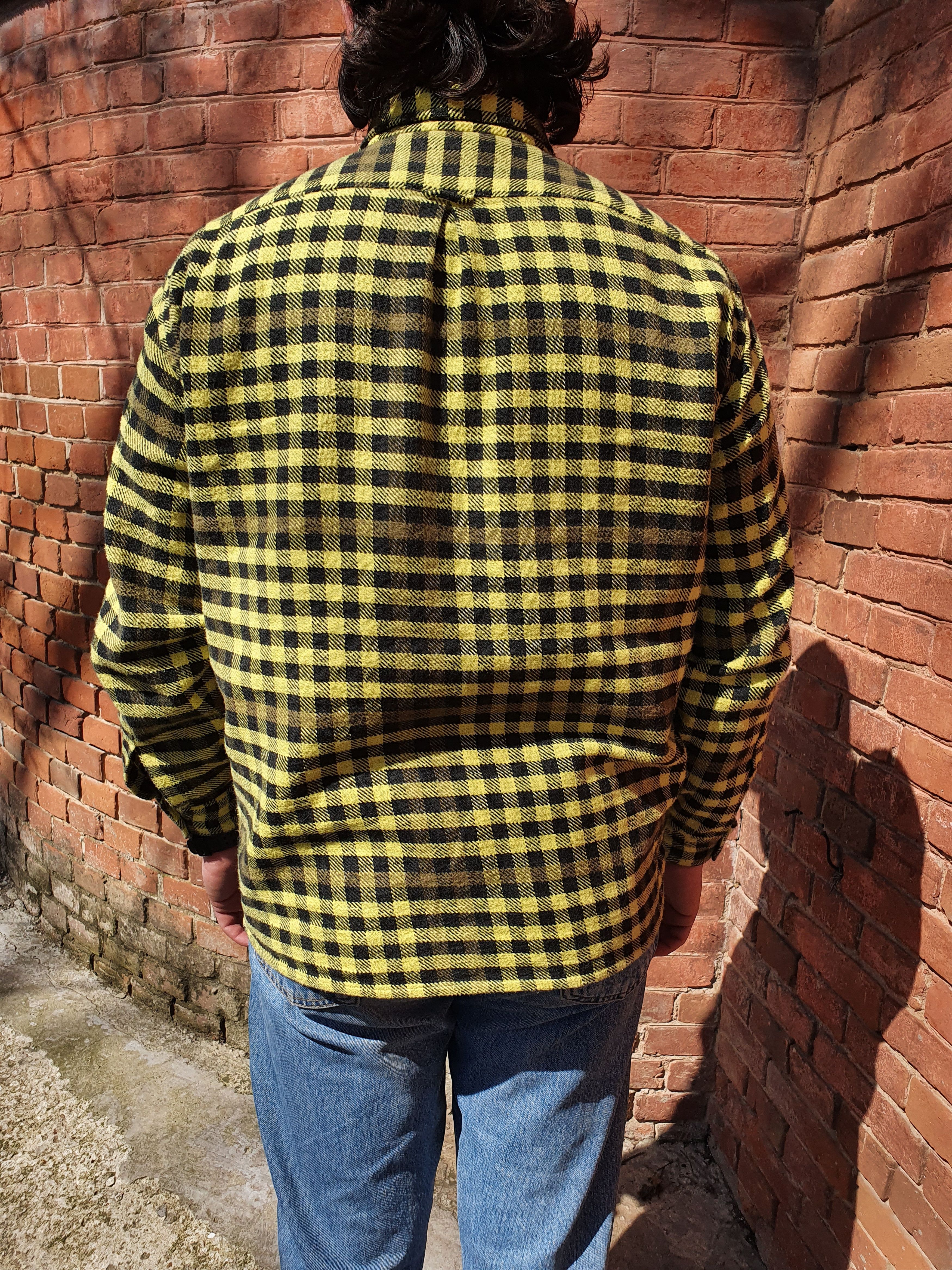 Flannel × Vintage 80s Vintage Heavy Flannel Plaid Shirt Travis Scott Style Size US M / EU 48-50 / 2 - 11 Thumbnail