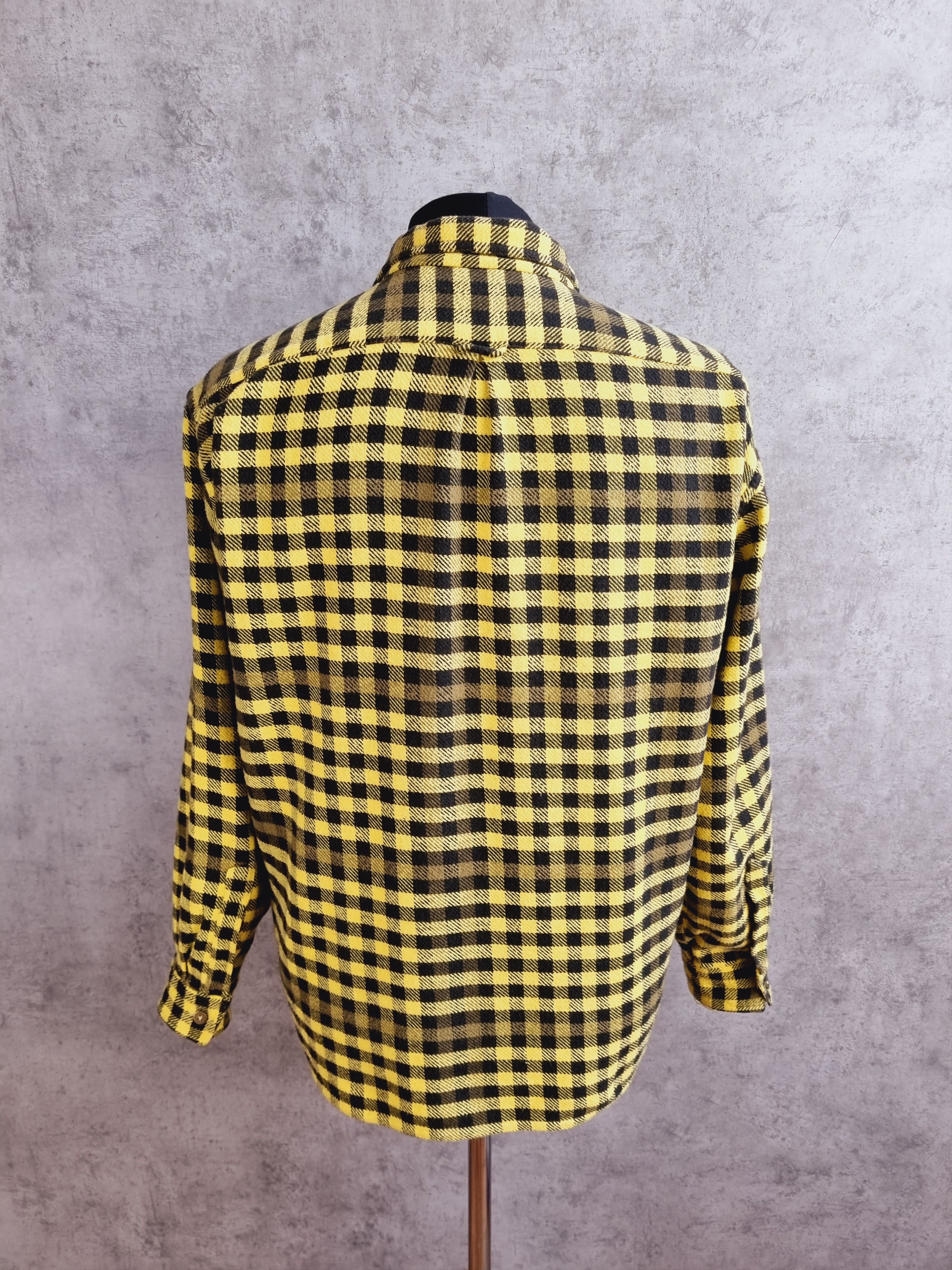 Flannel × Vintage 80s Vintage Heavy Flannel Plaid Shirt Travis Scott Style Size US M / EU 48-50 / 2 - 9 Thumbnail