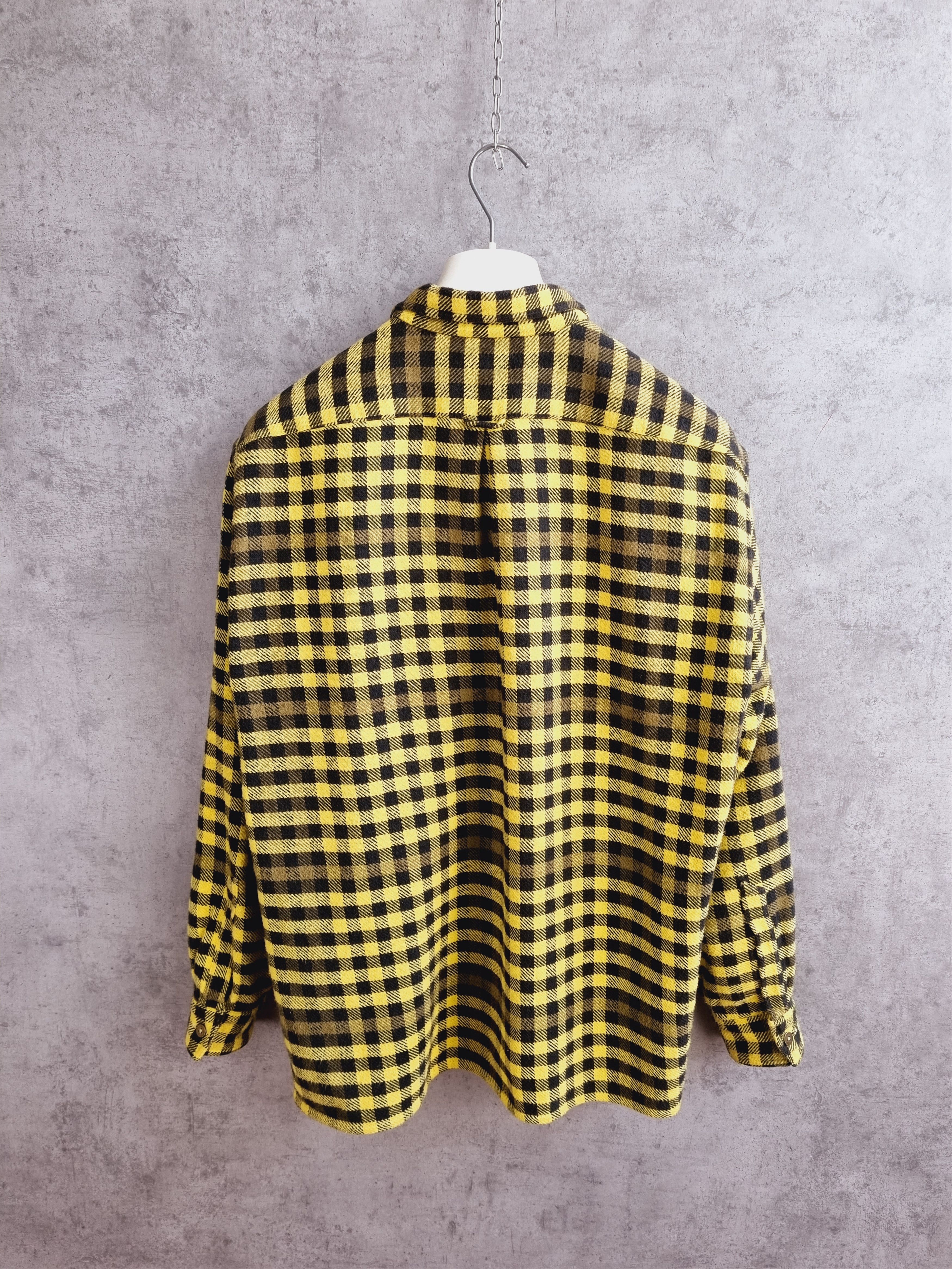 Flannel × Vintage 80s Vintage Heavy Flannel Plaid Shirt Travis Scott Style Size US M / EU 48-50 / 2 - 8 Thumbnail