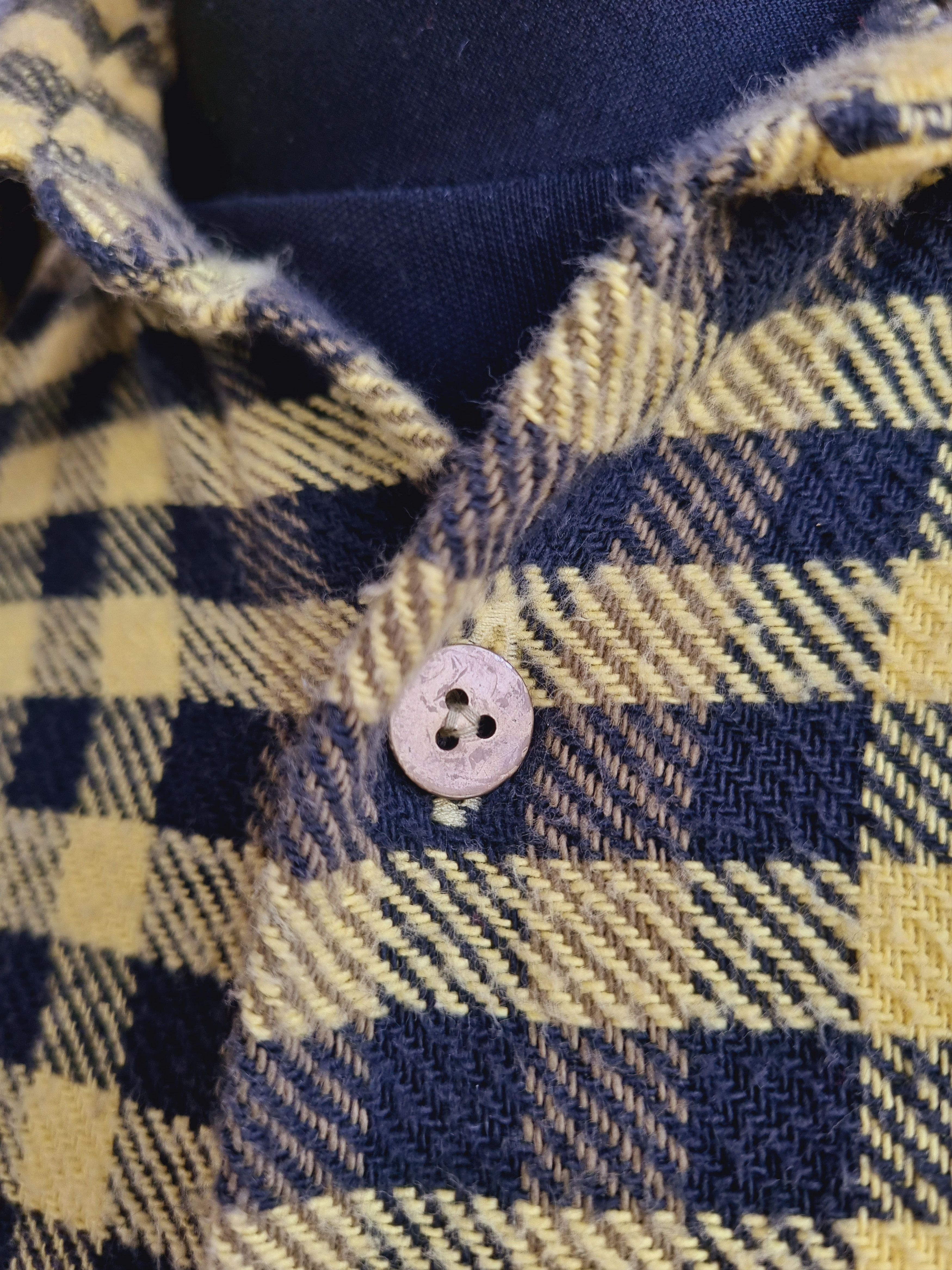 Flannel × Vintage 80s Vintage Heavy Flannel Plaid Shirt Travis Scott Style Size US M / EU 48-50 / 2 - 22 Thumbnail