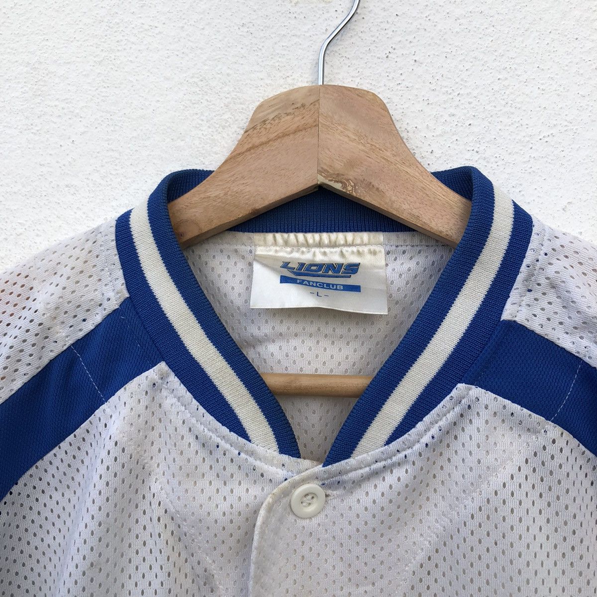 Vintage LIONS FANSCLUB BIG LOGO SHIRT BUTTON UPS Size US L / EU 52-54 / 3 - 6 Thumbnail
