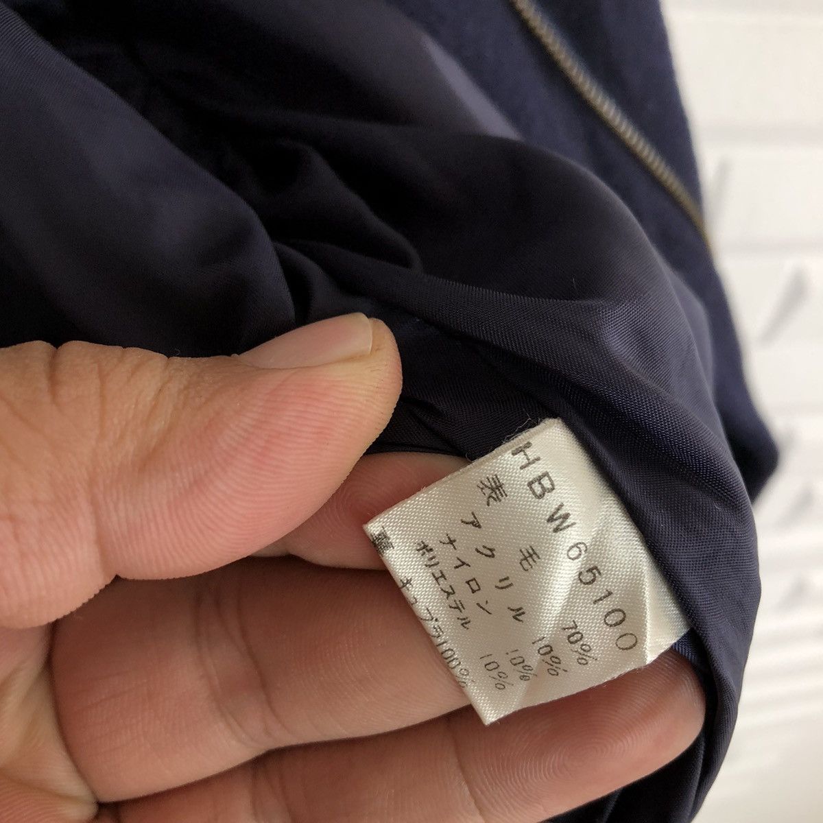 Japanese Brand BOMBER JACKET DOLCEZZA WOOL INSPIRED BY MA-1 ISSEY MIYAKE Size US M / EU 48-50 / 2 - 13 Thumbnail