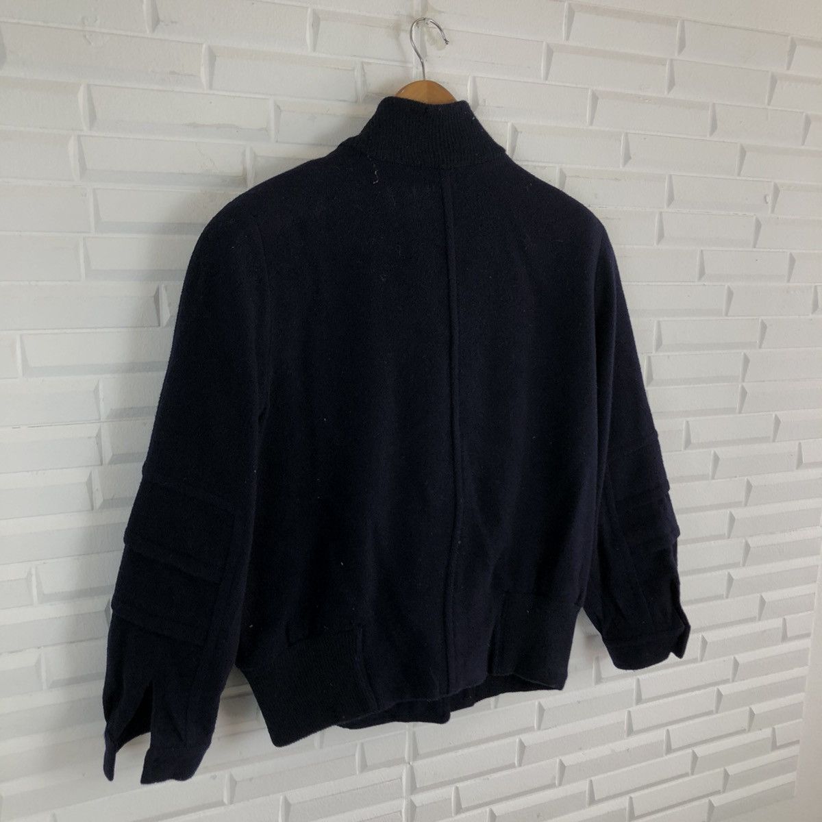 Japanese Brand BOMBER JACKET DOLCEZZA WOOL INSPIRED BY MA-1 ISSEY MIYAKE Size US M / EU 48-50 / 2 - 9 Thumbnail