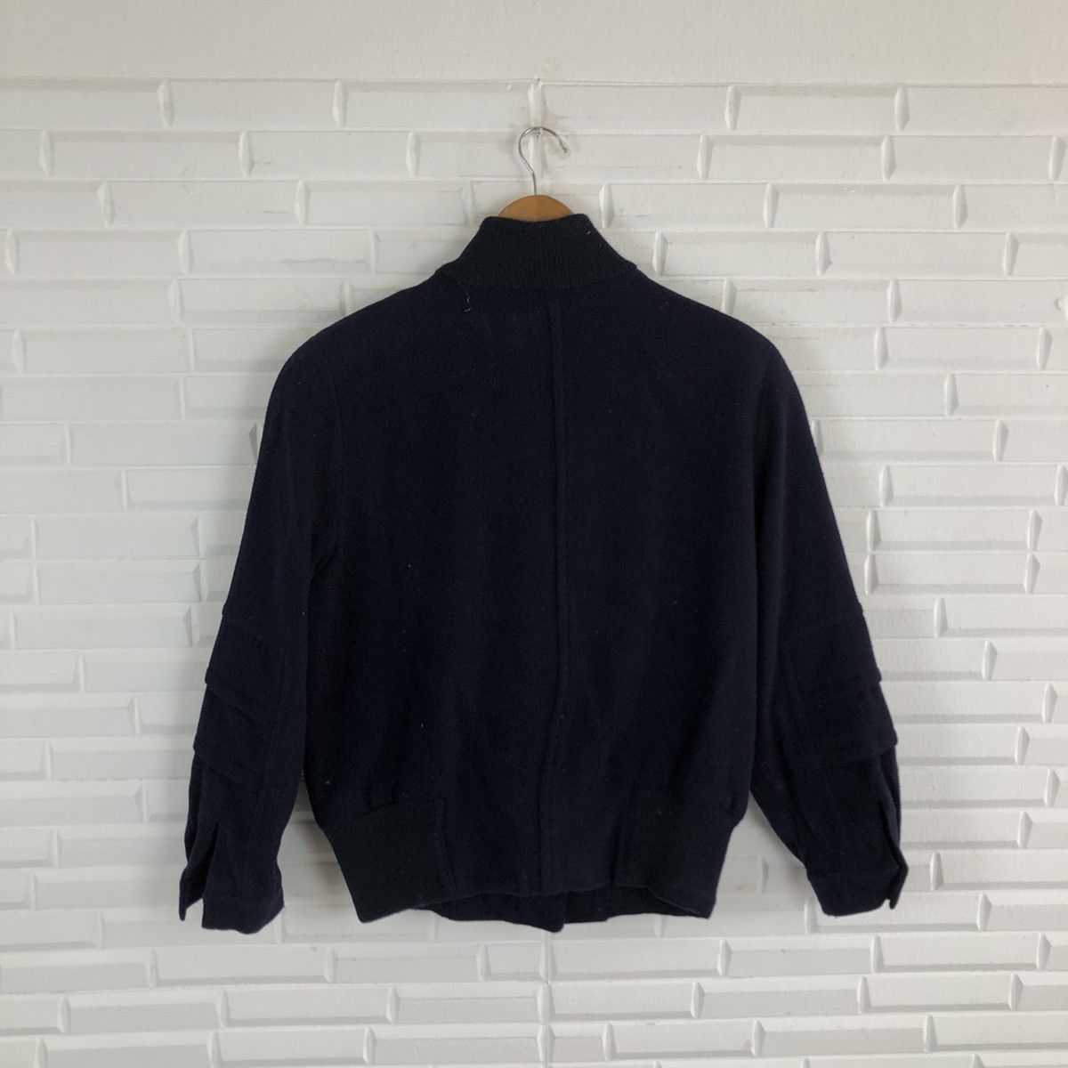 Japanese Brand BOMBER JACKET DOLCEZZA WOOL INSPIRED BY MA-1 ISSEY MIYAKE Size US M / EU 48-50 / 2 - 8 Thumbnail