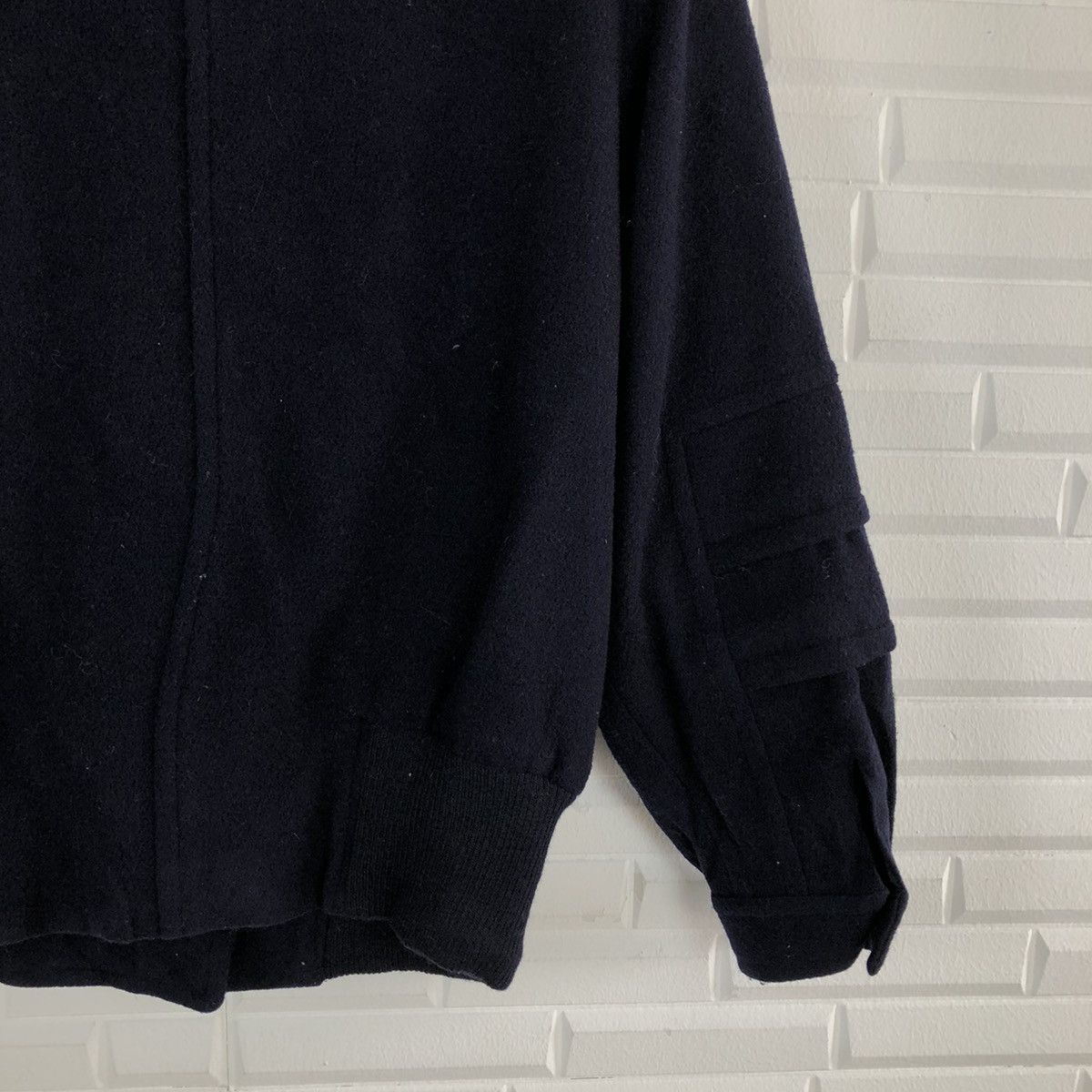 Japanese Brand BOMBER JACKET DOLCEZZA WOOL INSPIRED BY MA-1 ISSEY MIYAKE Size US M / EU 48-50 / 2 - 10 Thumbnail