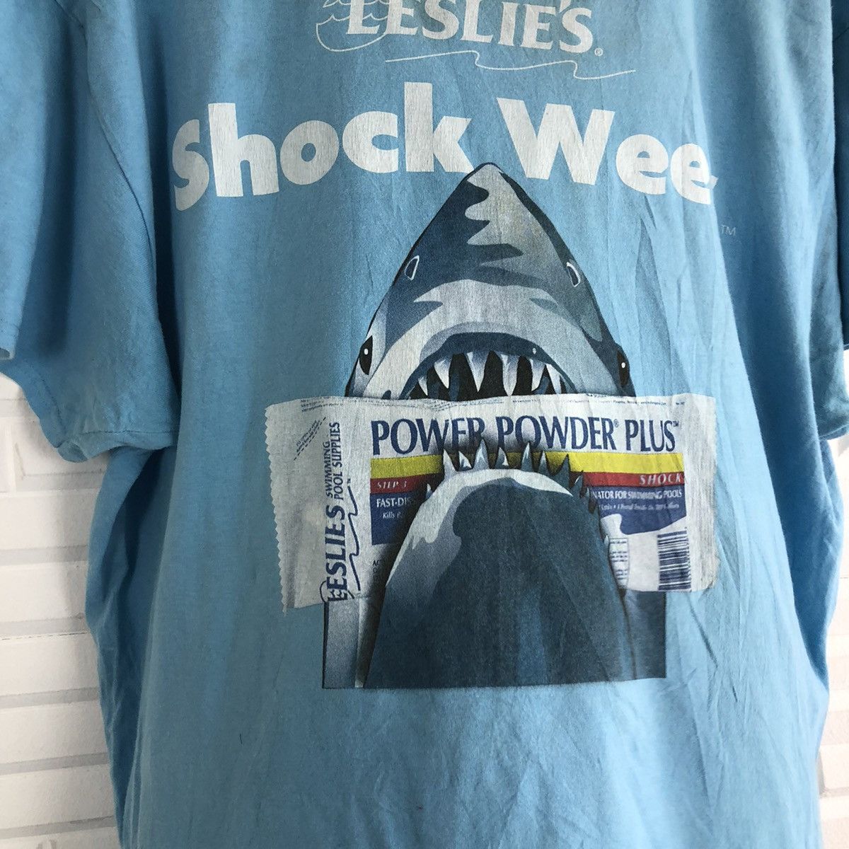 Vintage RARE MOVIE TEE SHARK SHOCK WEEK BIG LOGO Size US XL / EU 56 / 4 - 4 Thumbnail
