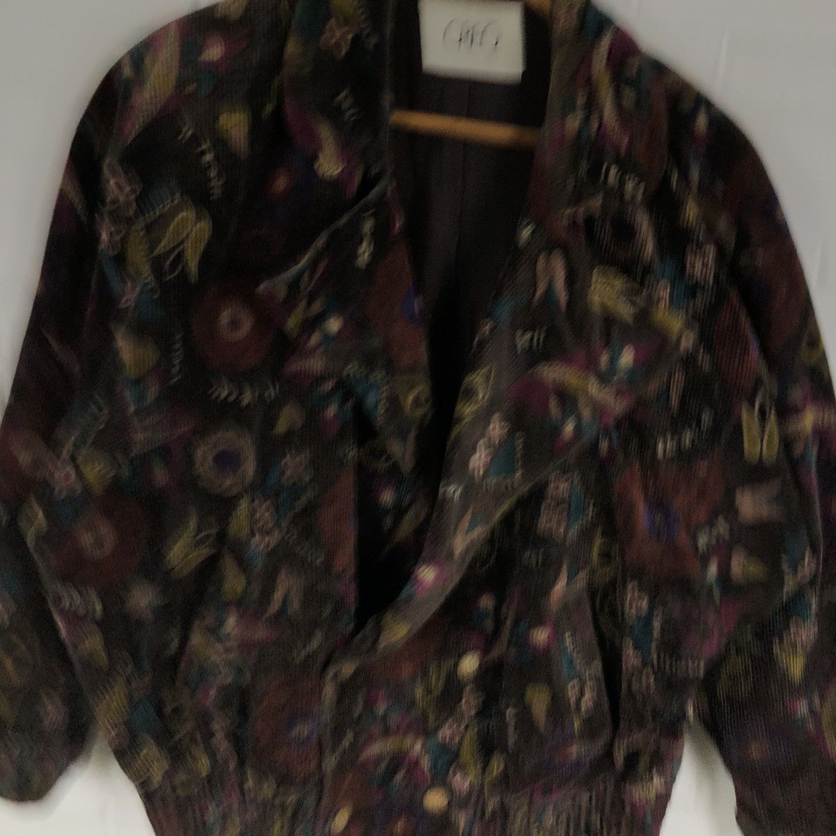 Japanese Brand FULLPRINT FLOWER BOMBER STYLE JACKET CORDUROY CREO Size US L / EU 52-54 / 3 - 3 Thumbnail