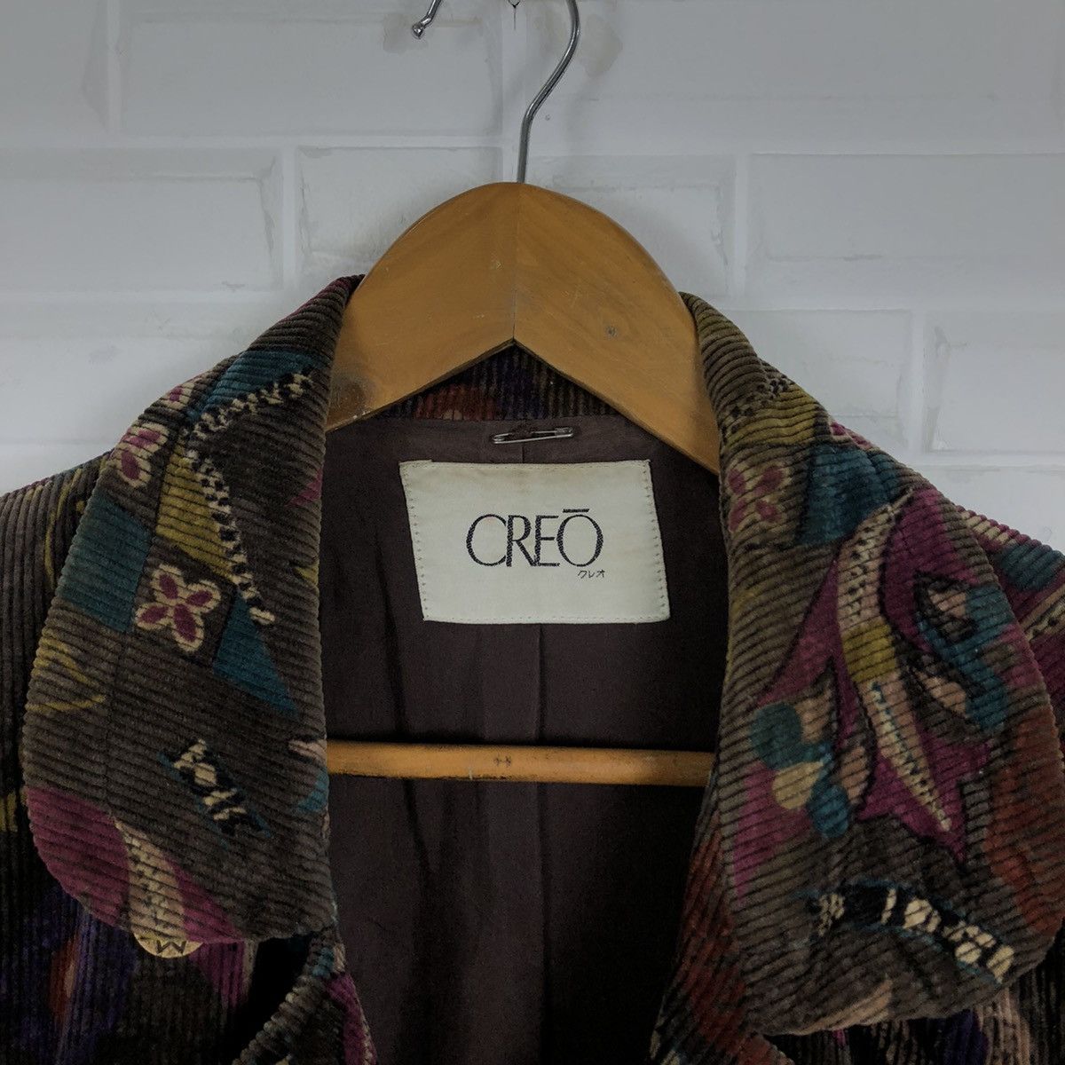 Japanese Brand FULLPRINT FLOWER BOMBER STYLE JACKET CORDUROY CREO Size US L / EU 52-54 / 3 - 7 Thumbnail