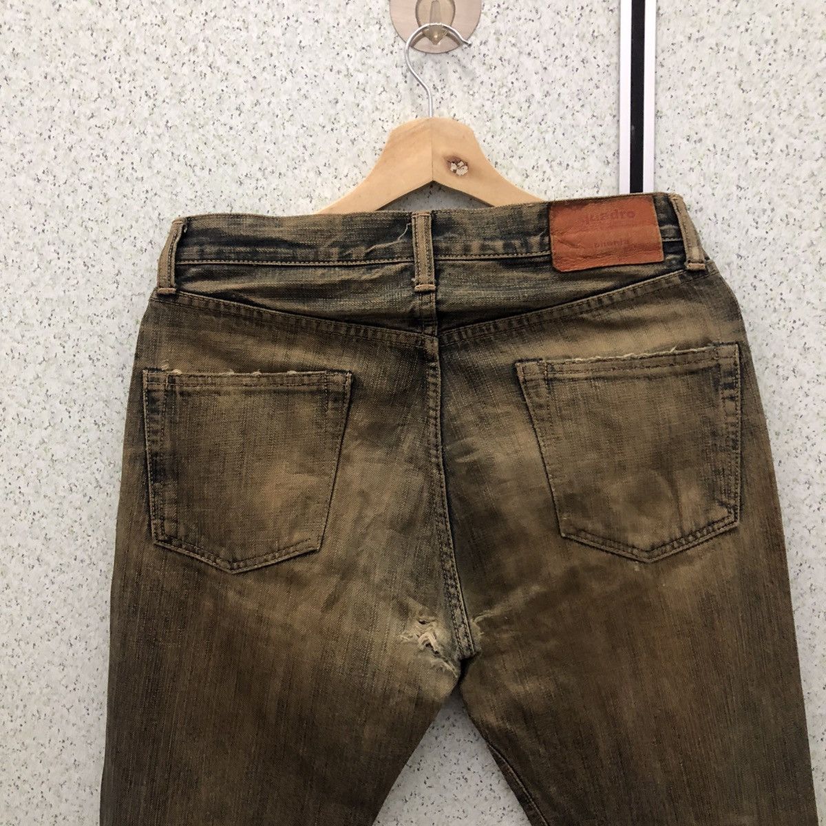 Japanese Brand SELVEDGES DENIM MEDIO QUADRO MADE IN JAPAN Size US 31 - 10 Thumbnail