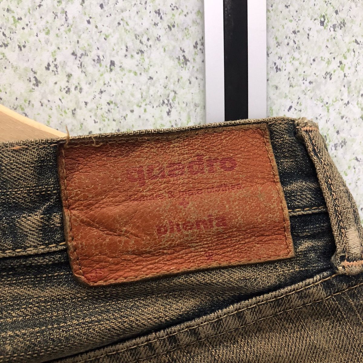 Japanese Brand SELVEDGES DENIM MEDIO QUADRO MADE IN JAPAN Size US 31 - 11 Thumbnail