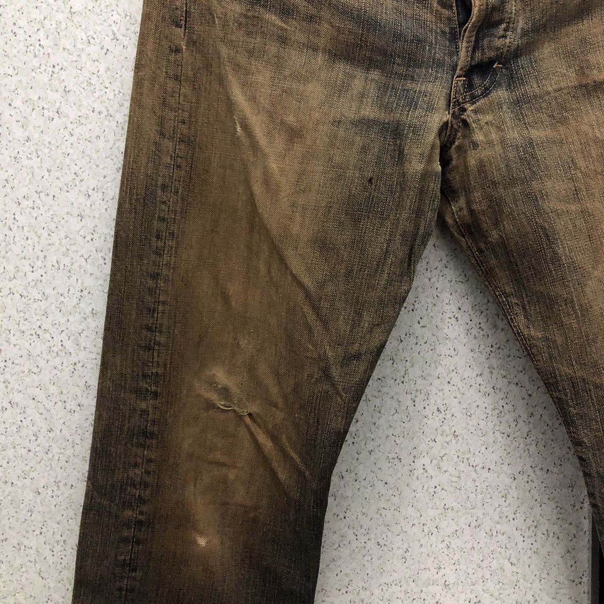 Japanese Brand SELVEDGES DENIM MEDIO QUADRO MADE IN JAPAN Size US 31 - 5 Thumbnail